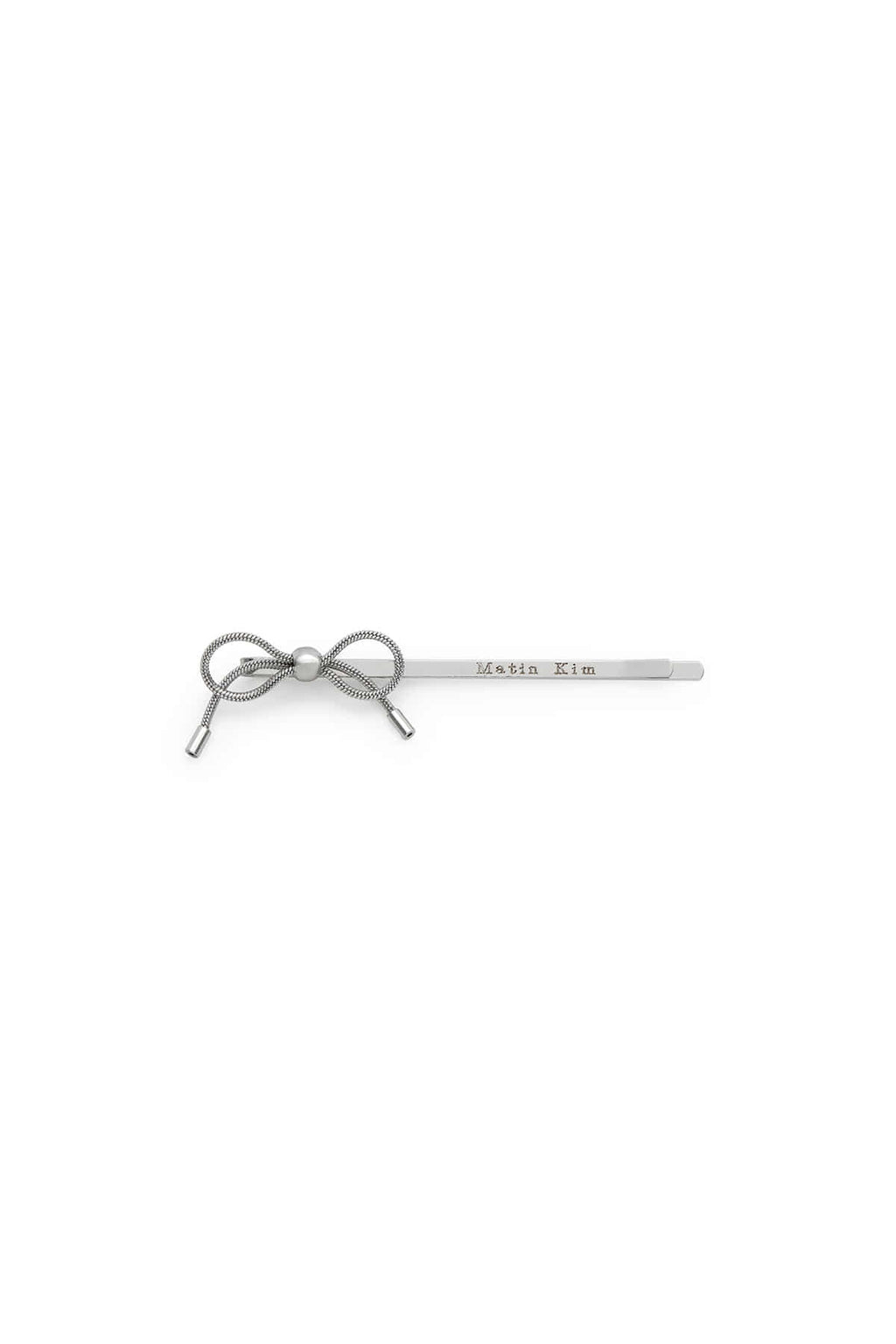 Matin Kim - Matin Ribbon Bobby Pin Set (Silver) product image 1 | TRAB K-Fashion Australia