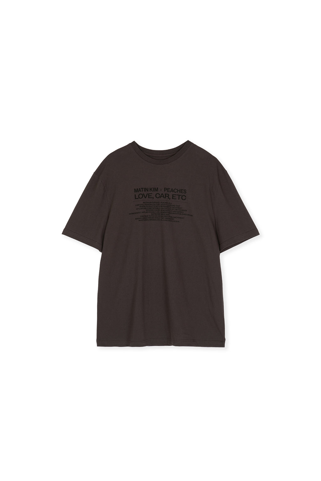 Matin Kim - Peaches Love Car Etc Graphic Top (Charcoal) product image 15 | TRAB K-Fashion Australia