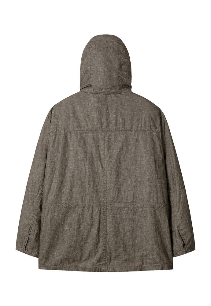 Art if acts - Linen Rain Parka (Wood) product image 9 | TRAB K-Fashion Australia