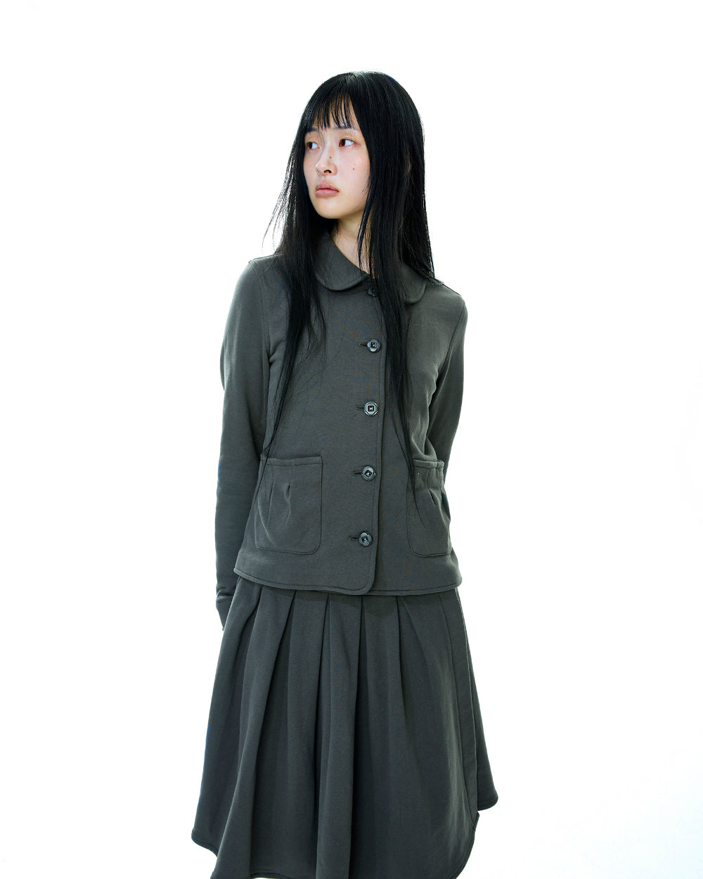 Coyseio - Cozy Sweat Jacket (Charcoal) product image 11 | TRAB K-Fashion Australia