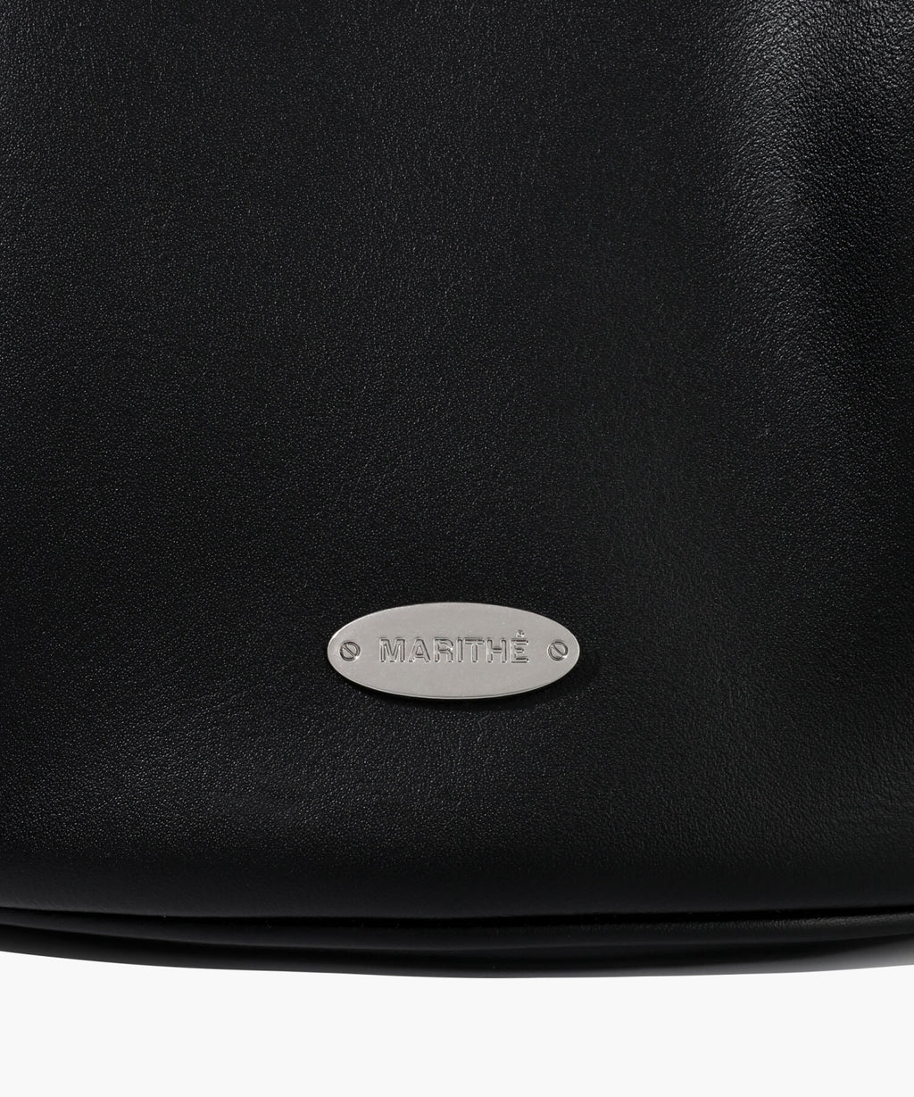 Marithe & Francois Girbaud - Buckle Strap Bucket Bag (Black) product image 4 | TRAB K-Fashion Australia