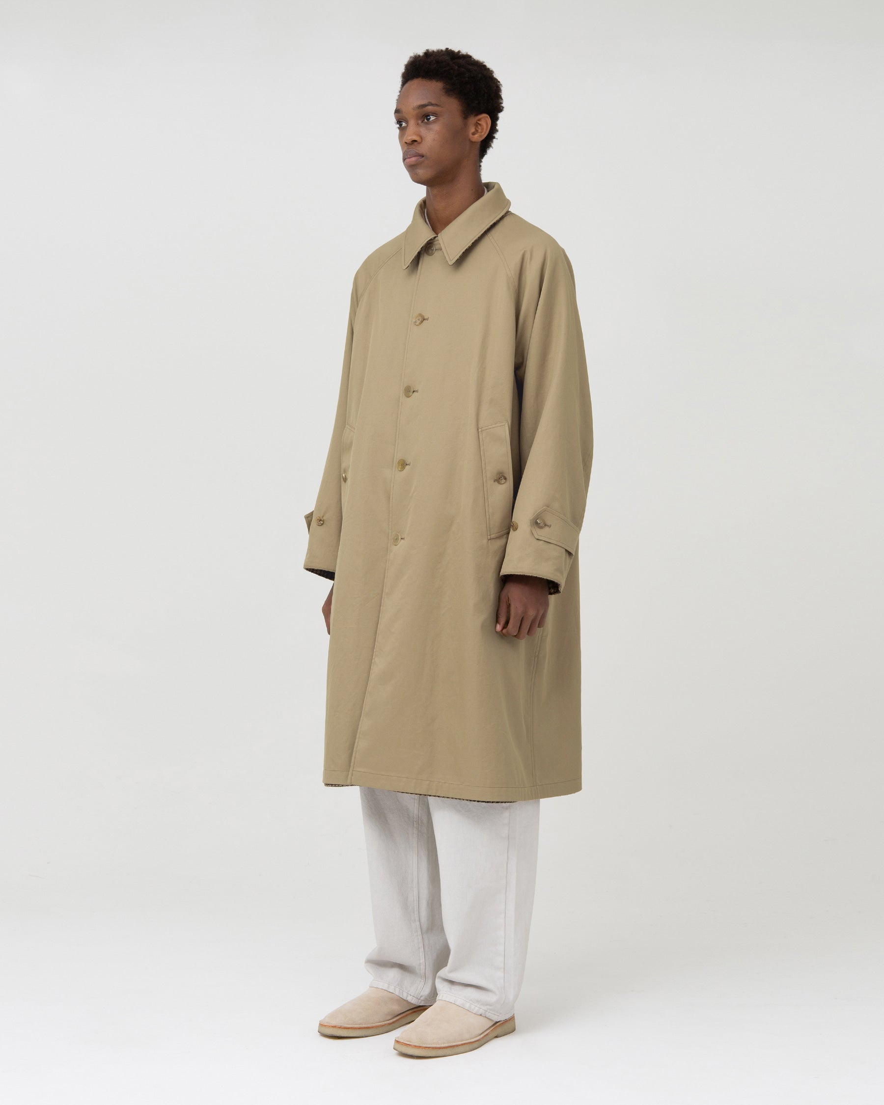 Brownyard - Reversible Balmacaan Coat (Beige) product image 6 | TRAB K-Fashion Australia