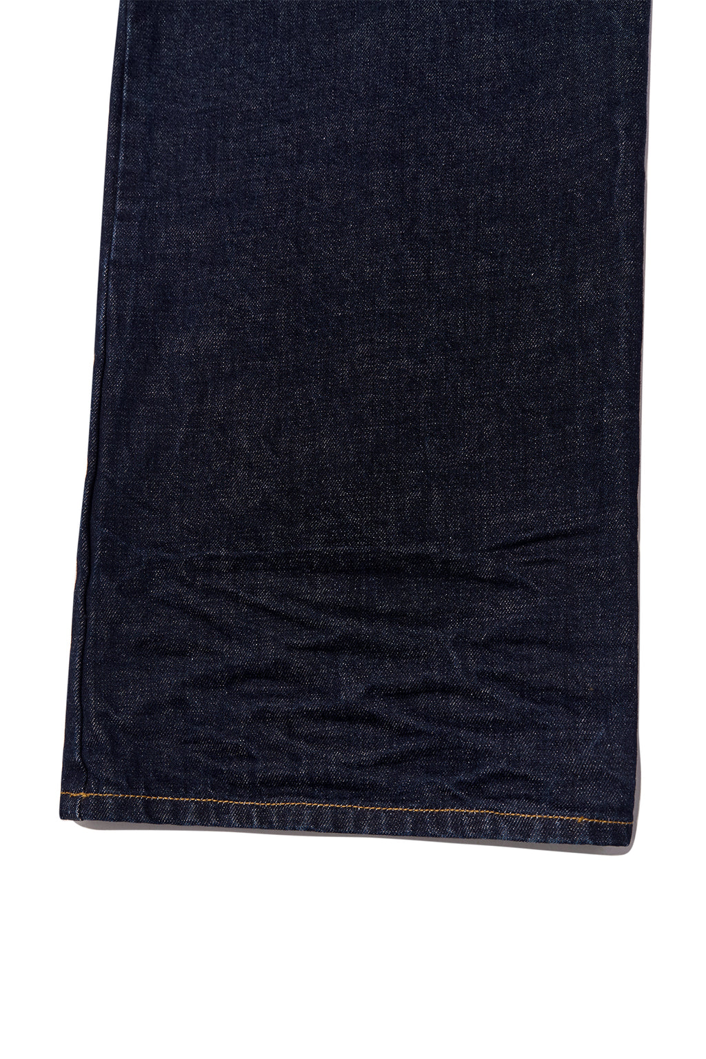 Matin Kim - Back Pintuck Waistless Denim Pants (Navy) product image 3 | TRAB K-Fashion Australia