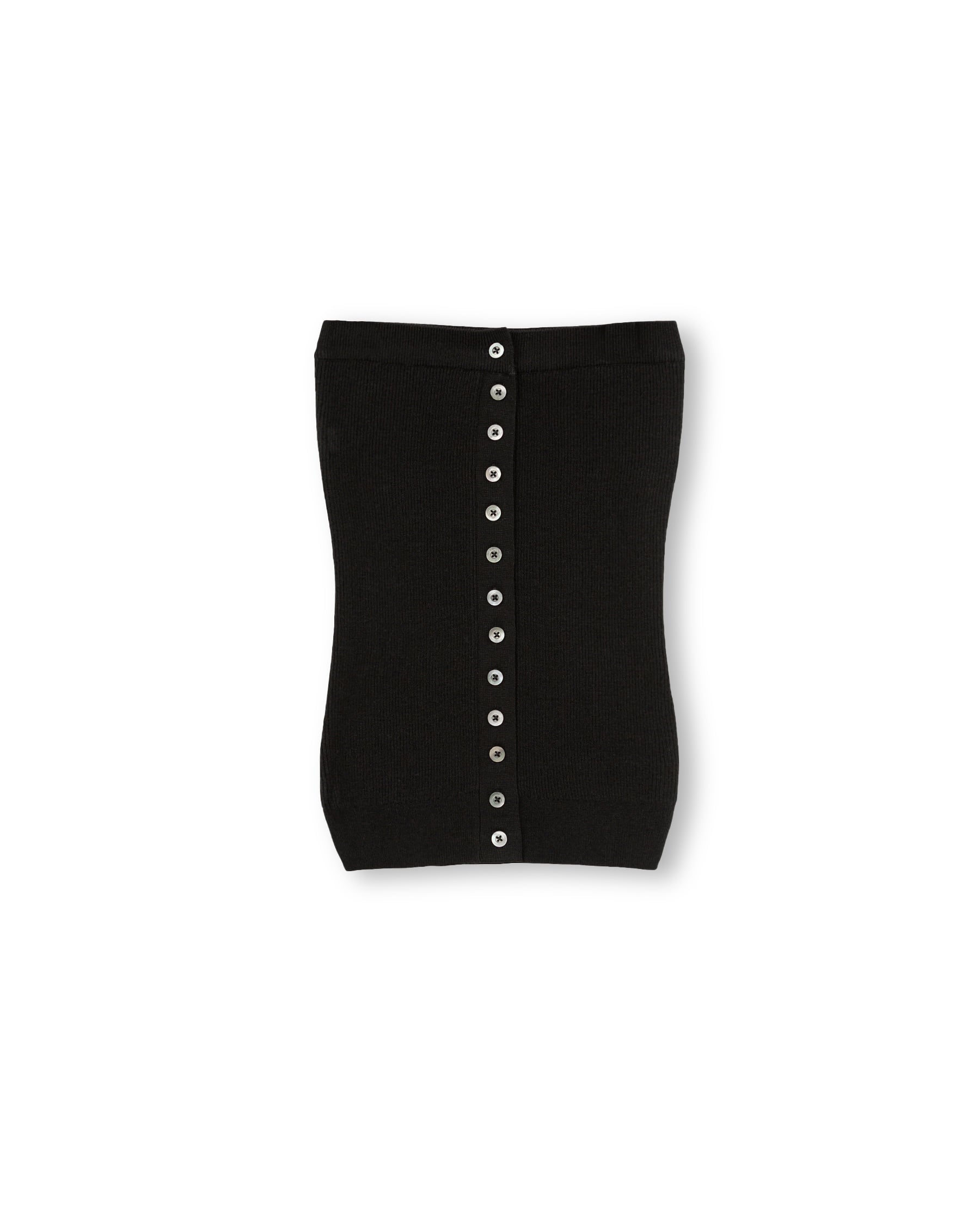 Brownyard - Button Knit Bustier (Black) product image 3 | TRAB K-Fashion Australia