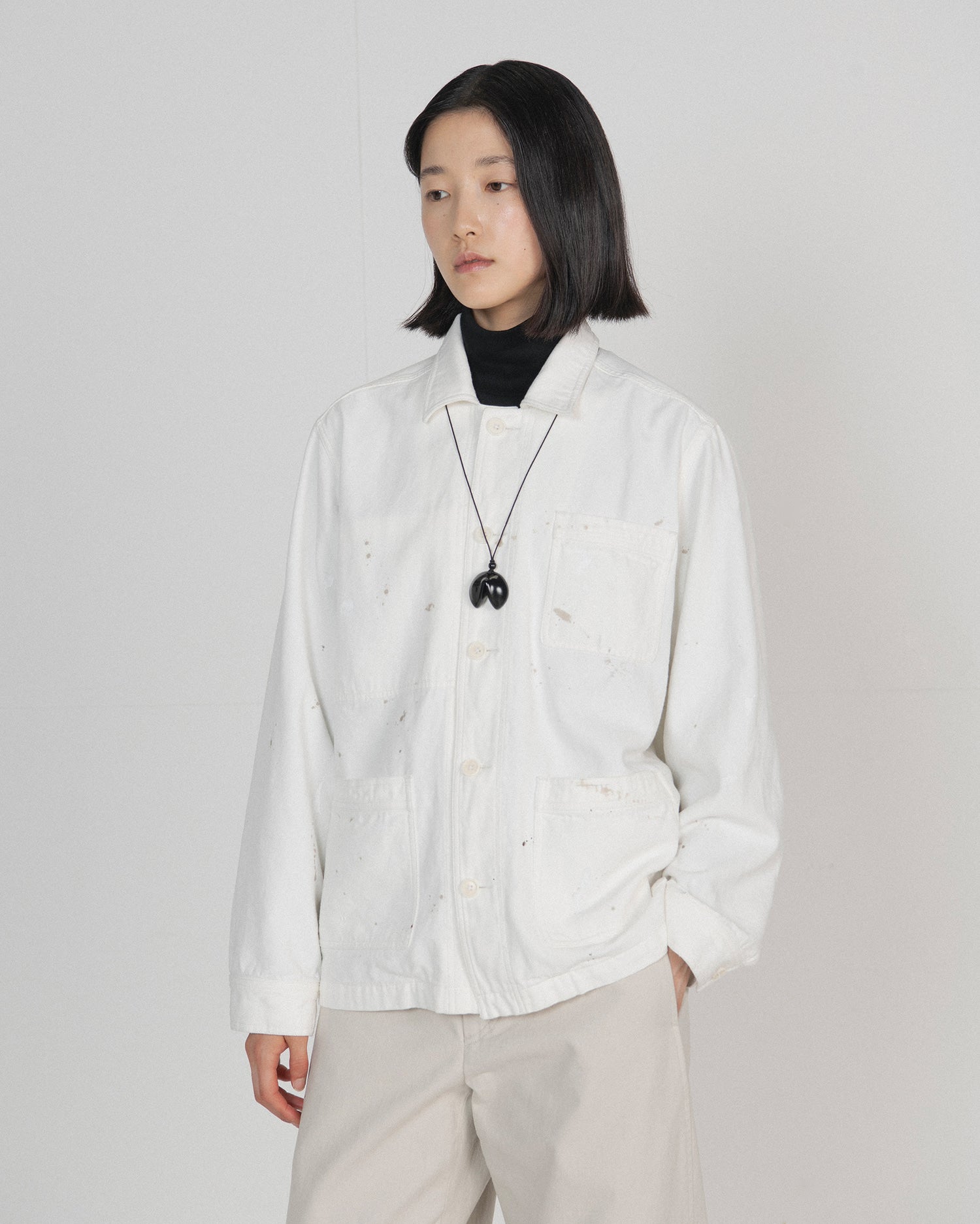Brownyard - French Work Jacket (Ivory) product image 4 | TRAB K-Fashion Australia