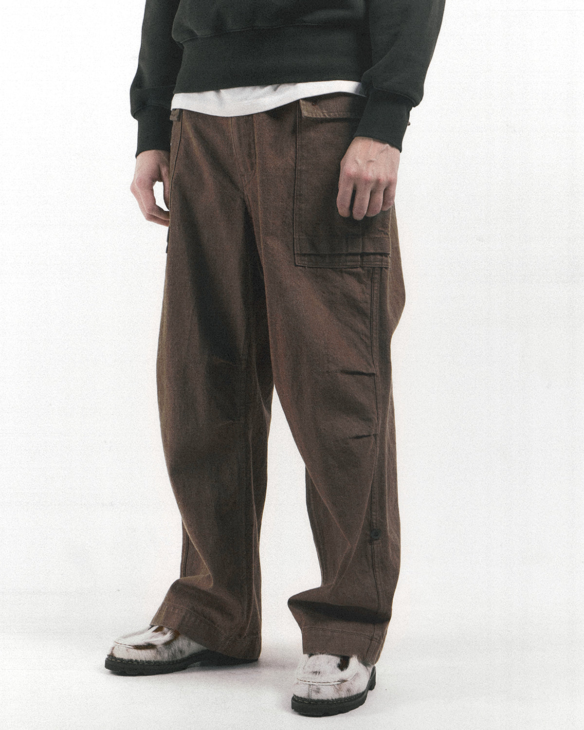 Eastlogue - Rucksack Field Pants (Brown Denim) product image 2 | TRAB K-Fashion Australia