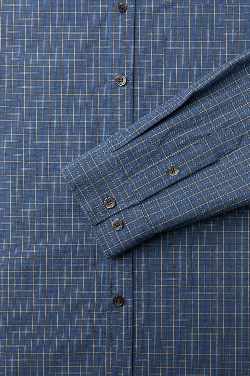Coor - Windowpane Check Shirt (Blue) product image 6 | TRAB K-Fashion Australia
