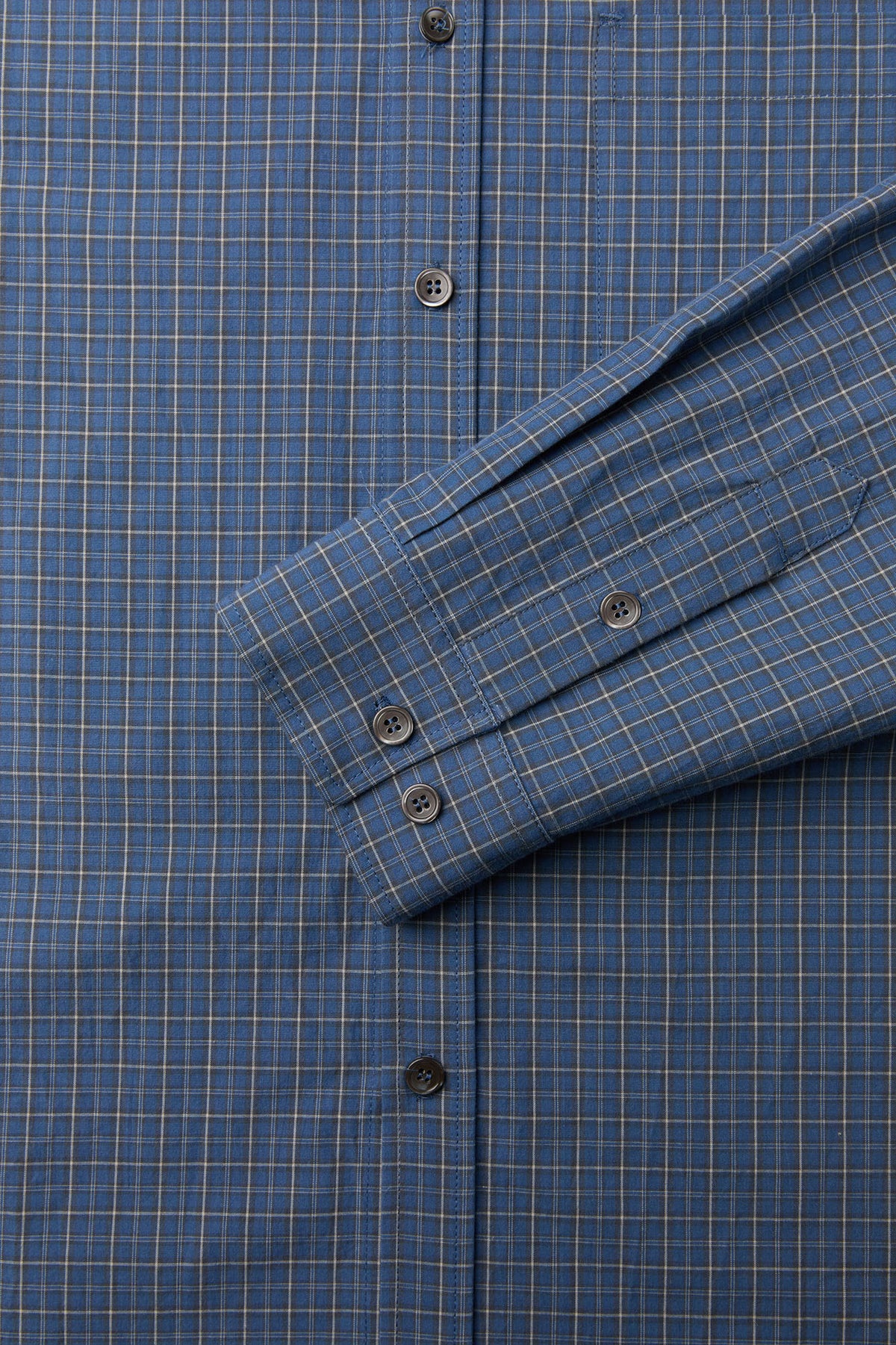 Coor - Windowpane Check Shirt (Blue) product image 6 | TRAB K-Fashion Australia
