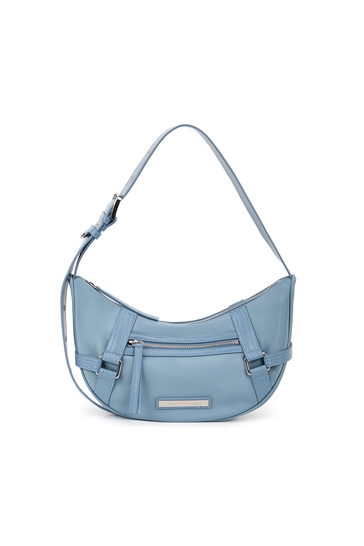 Matin Kim - Fabric Arc Hobo Bag (Smoke Blue) product image 2 | TRAB K-Fashion Australia