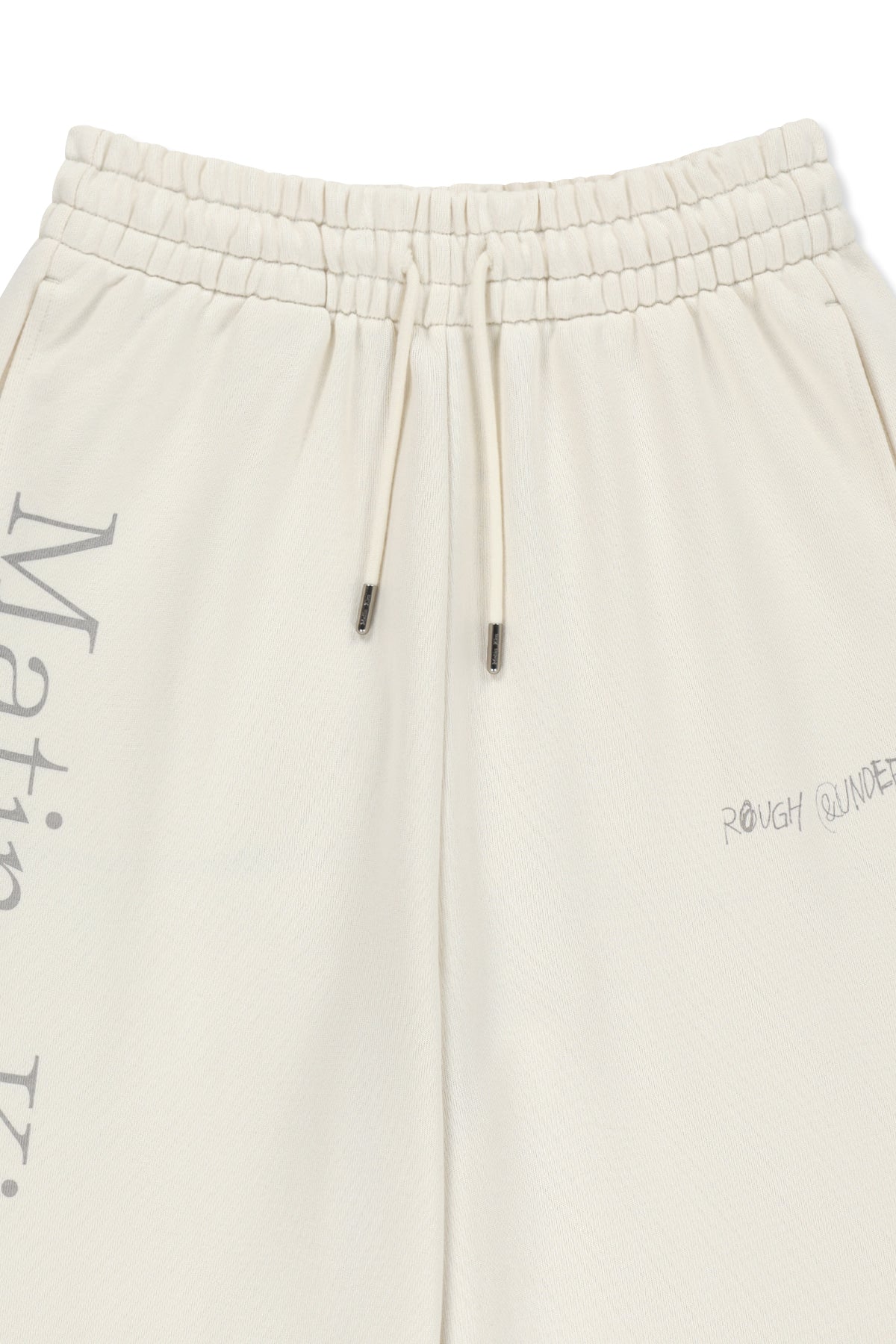 Matin Kim - Essential Logo Sweatpants (Ivory) product image 3 | TRAB K-Fashion Australia