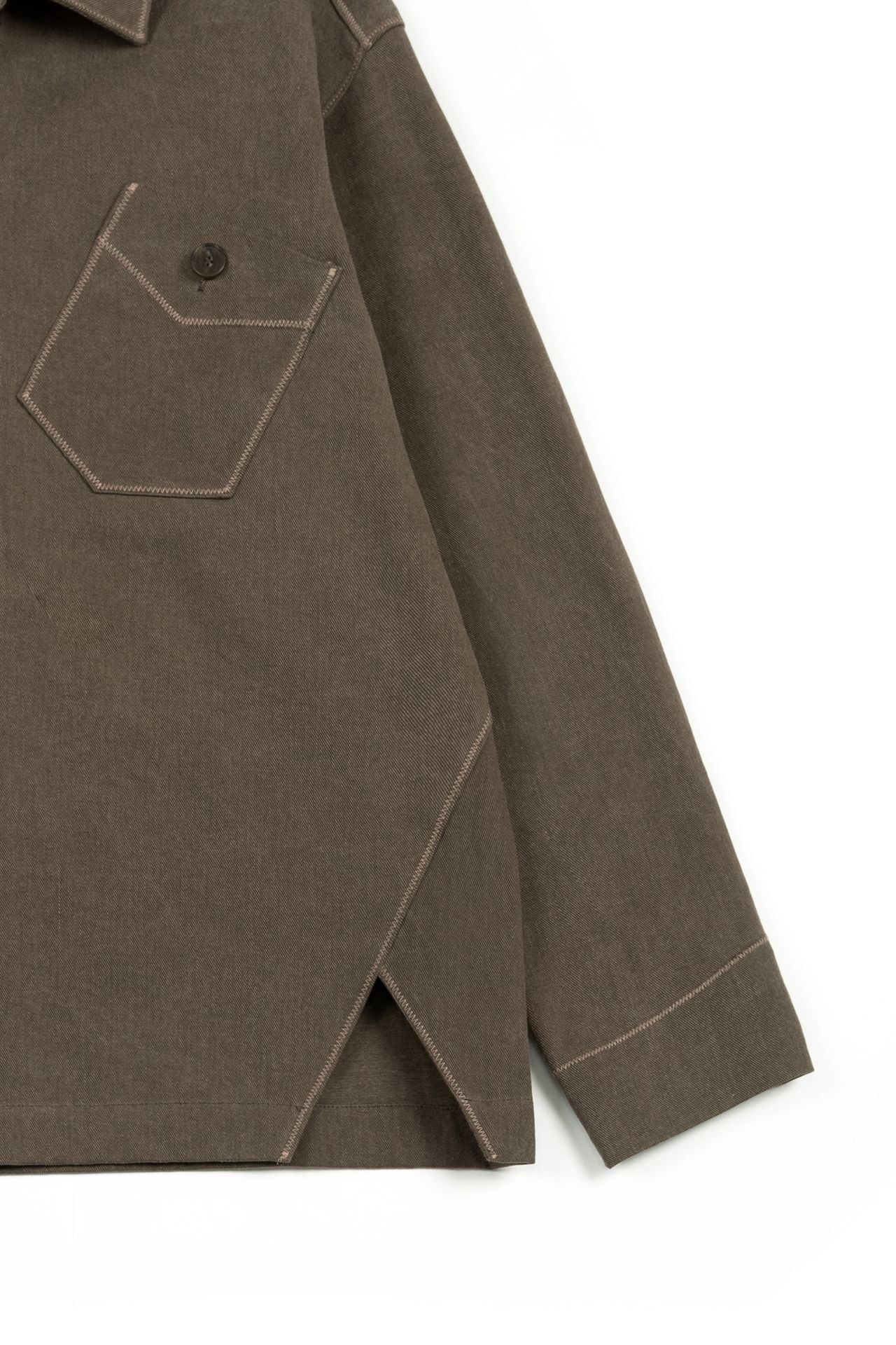 Ioedle - Diagonal Landscape Shirt (Brown) product image 6 | TRAB K-Fashion Australia