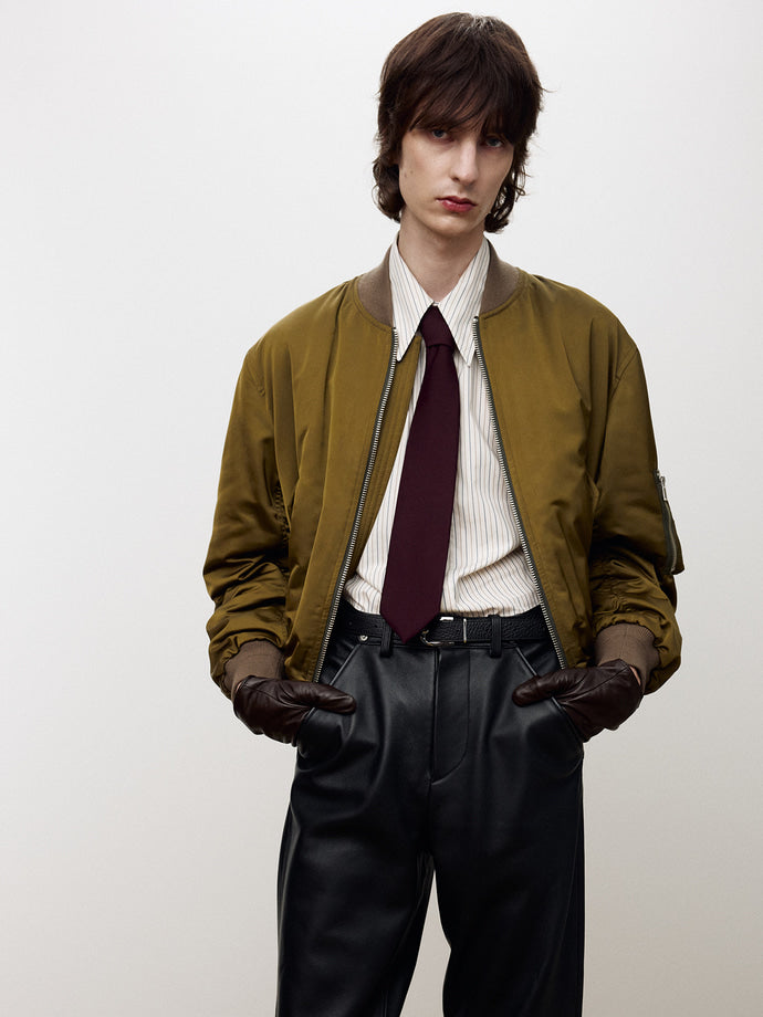 Tonywack - Nylon Bomber Jacket (Olive Gold) product image 9 | TRAB K-Fashion Australia