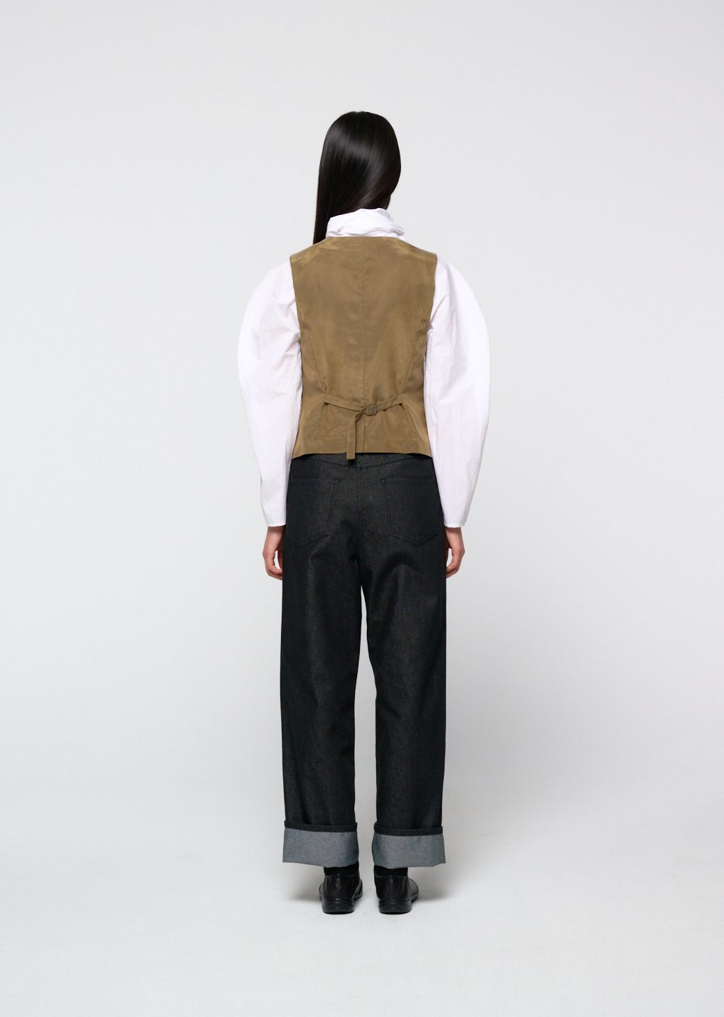 Amomento - [Pre-Order] Cotton scarf top (White) product image 4 | TRAB K-Fashion Australia
