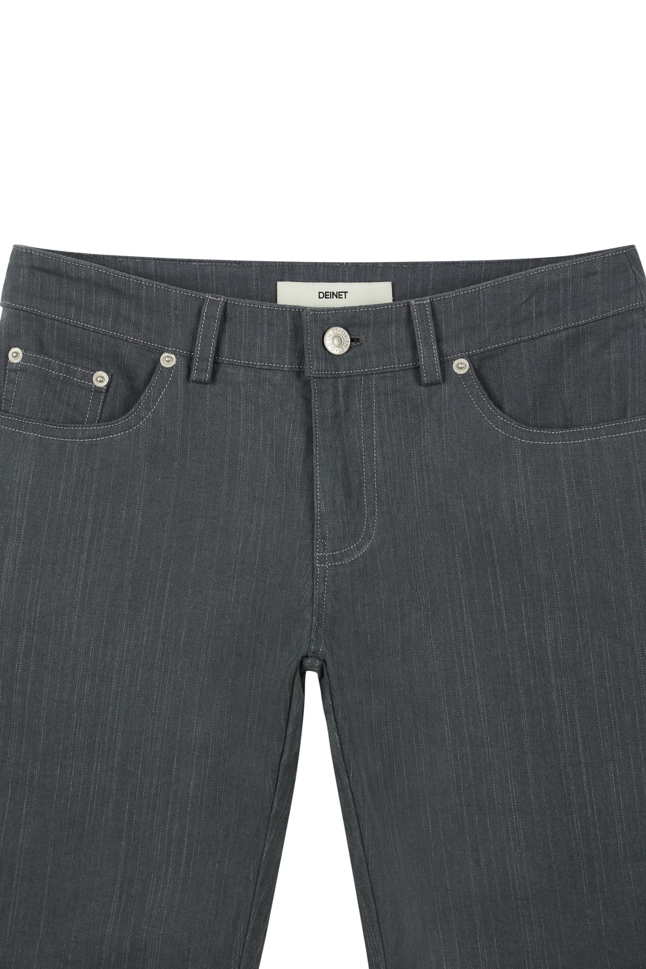 Deinet - Stud Line Damege Boots Cut Denim (Grey) product image 13 | TRAB K-Fashion Australia