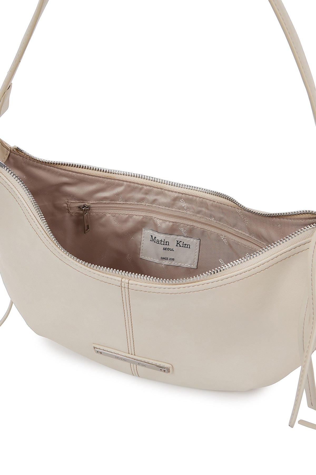 Matin Kim - Moonline Arc Hobo Bag (Light Beige) product image 4 | TRAB K-Fashion Australia