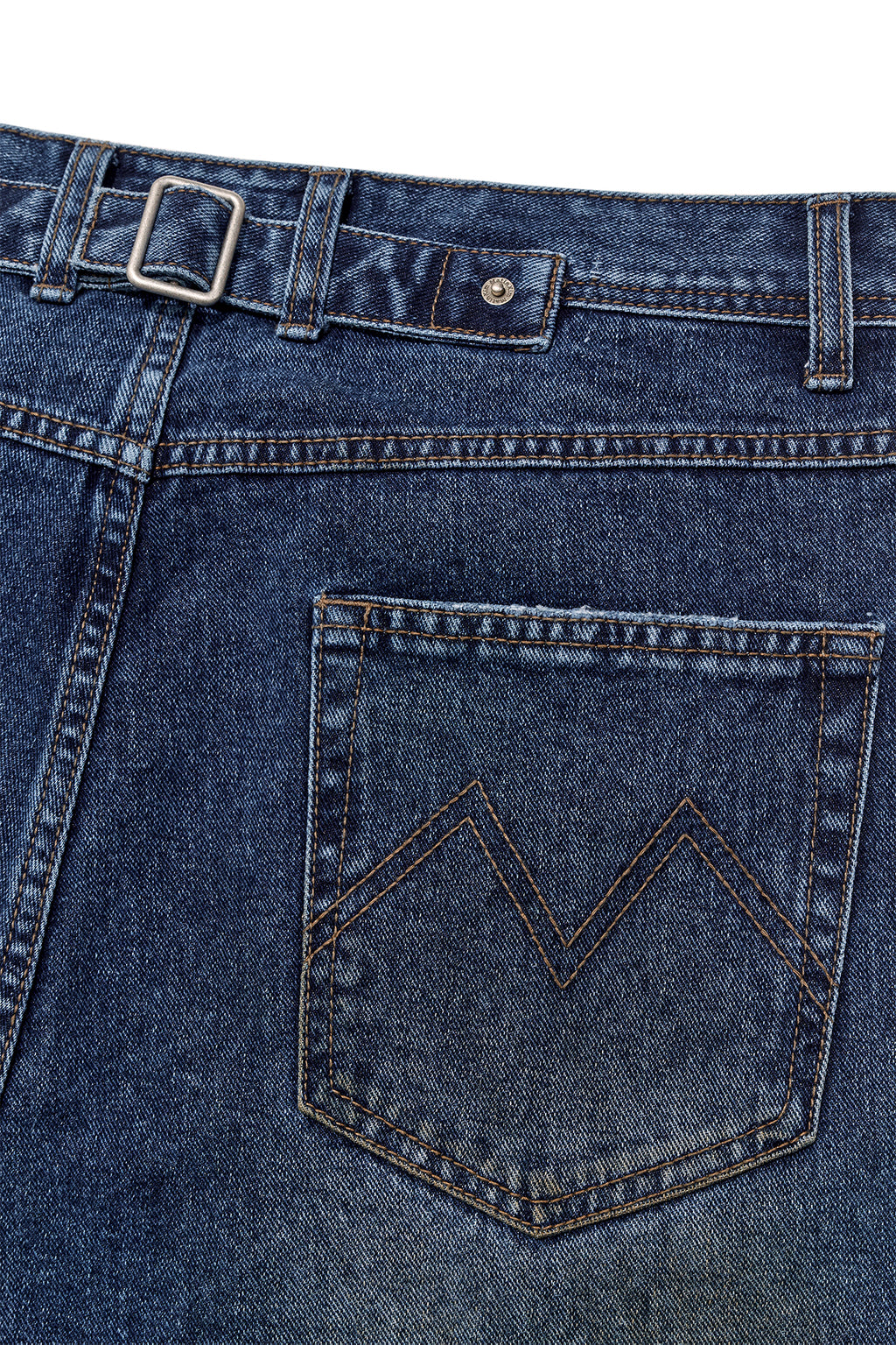 Matin Kim - Destroyed Vintage Wide Denim Pants (Blue) product image 6 | TRAB K-Fashion Australia