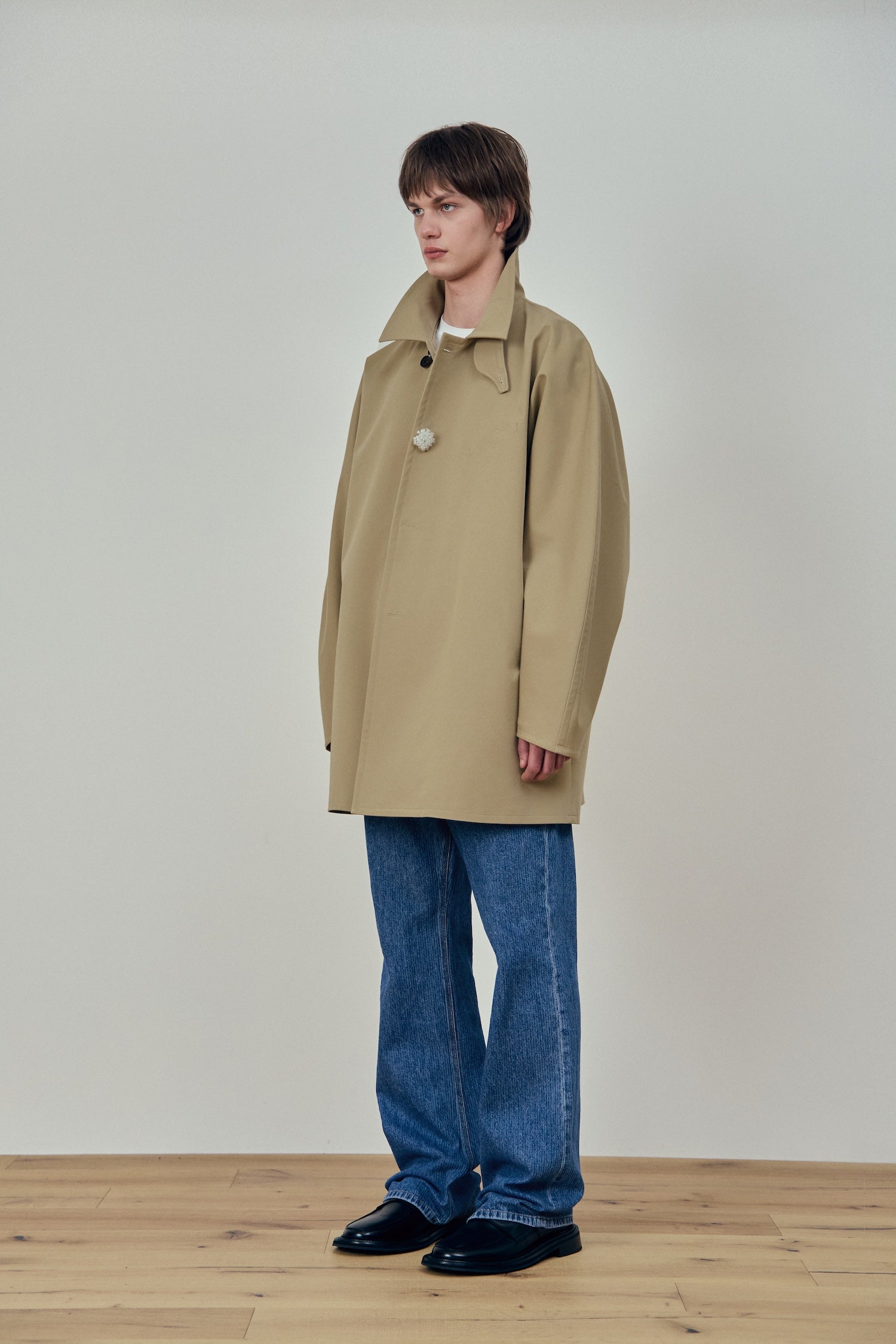 Stu - Dolman Half Coat (Beige) product image 7 | TRAB K-Fashion Australia