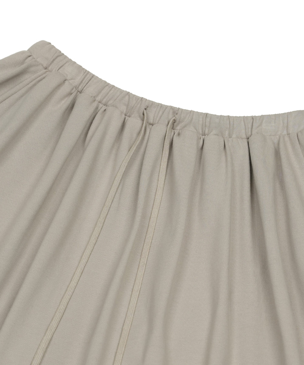 Coyseio - Striped Layered Midi Skirt (Light Grey) product image 10 | TRAB K-Fashion Australia