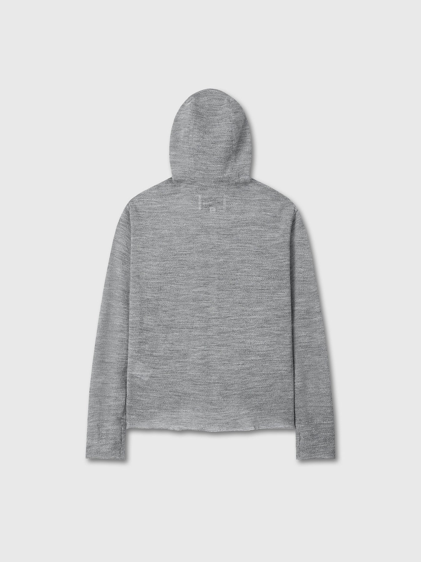 Tonywack - Light Wool Hooded Zip Jacket (Melange Grey) product image 10 | TRAB K-Fashion Australia