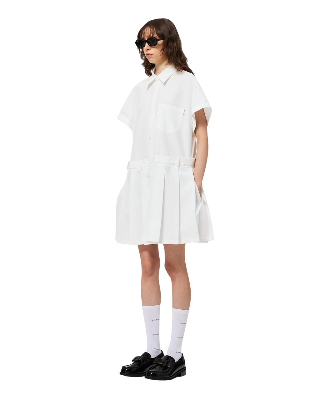 Kimhe Kim - Kokka Shirt Dress (White) product image 8 | TRAB K-Fashion Australia