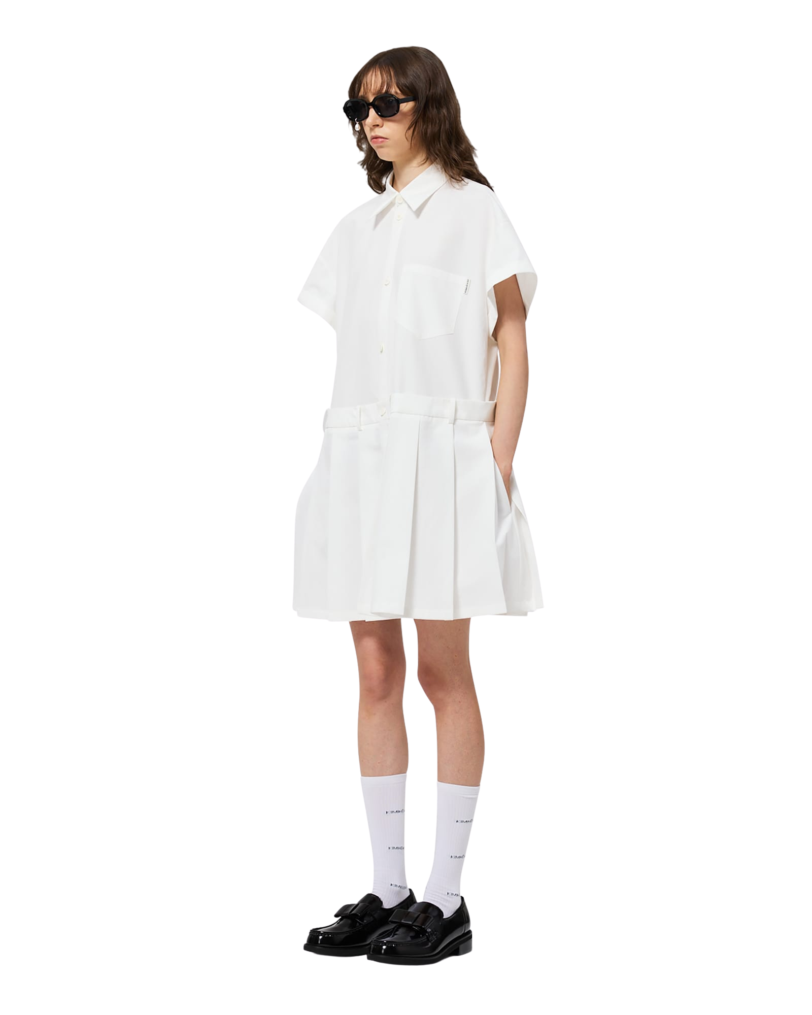 Kimhe Kim - Kokka Shirt Dress (White) product image 8 | TRAB K-Fashion Australia