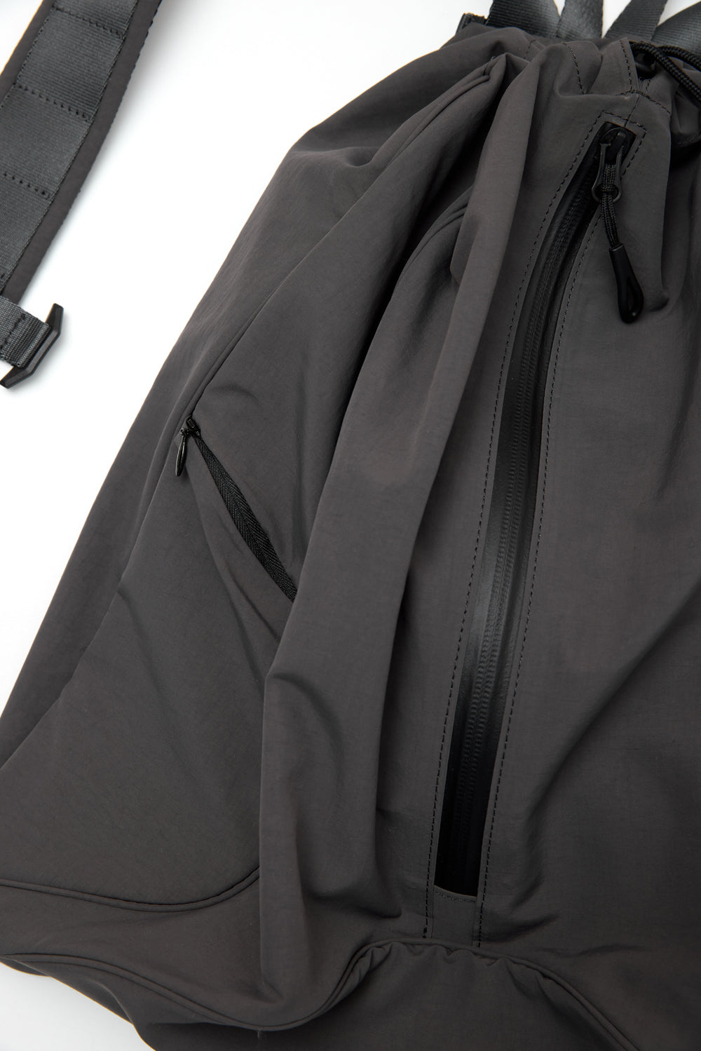 Hatchingroom - String Backpack Nylon (Charcoal) product image 4 | TRAB K-Fashion Australia