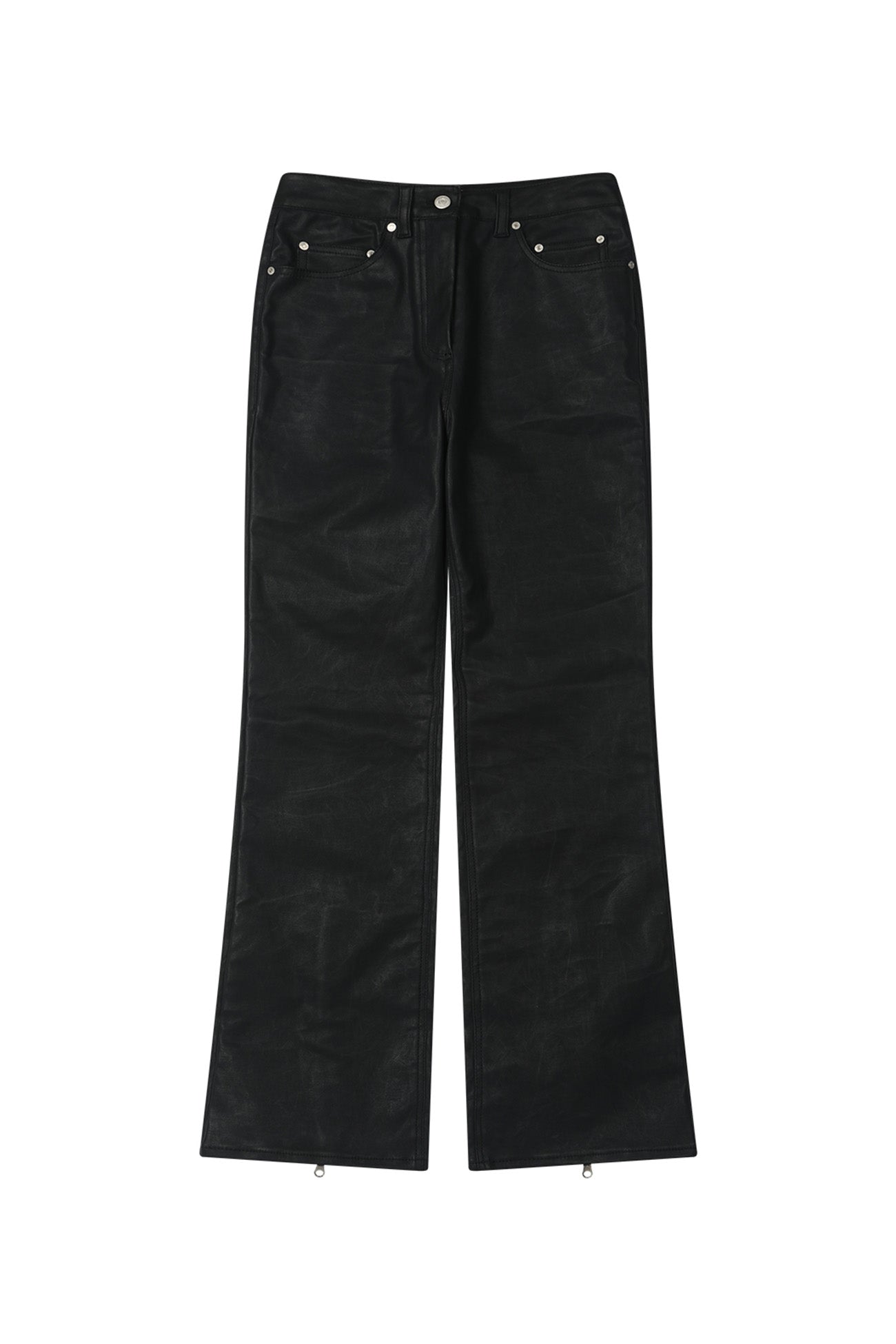 Deinet - Coated Span Trousers (Black) product image 12 | TRAB K-Fashion Australia