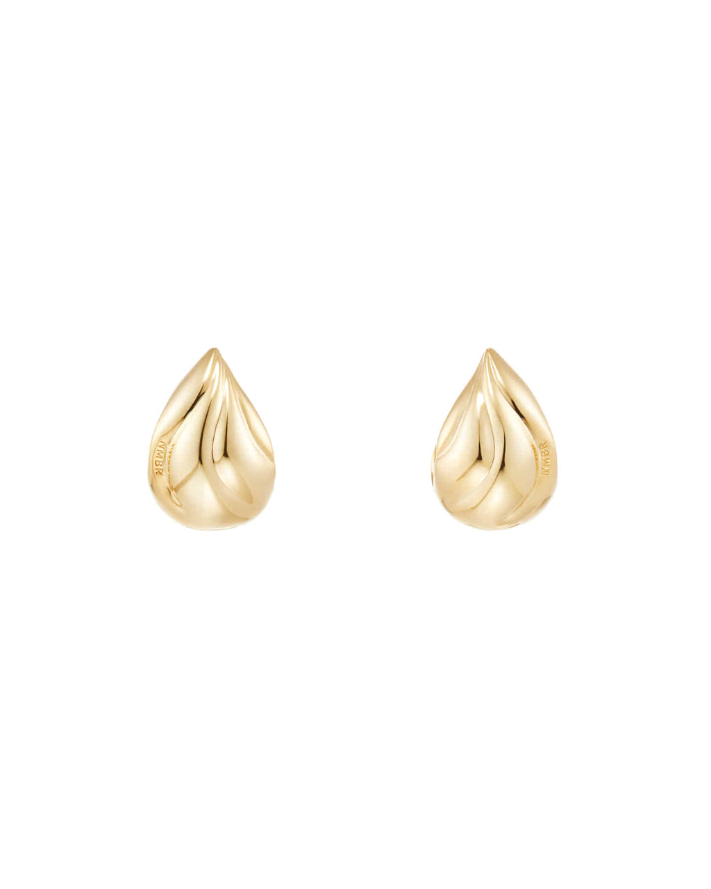 Numbering - Wavy Teardrop Hoop Earrings #7125 product image 7 | TRAB K-Fashion Australia