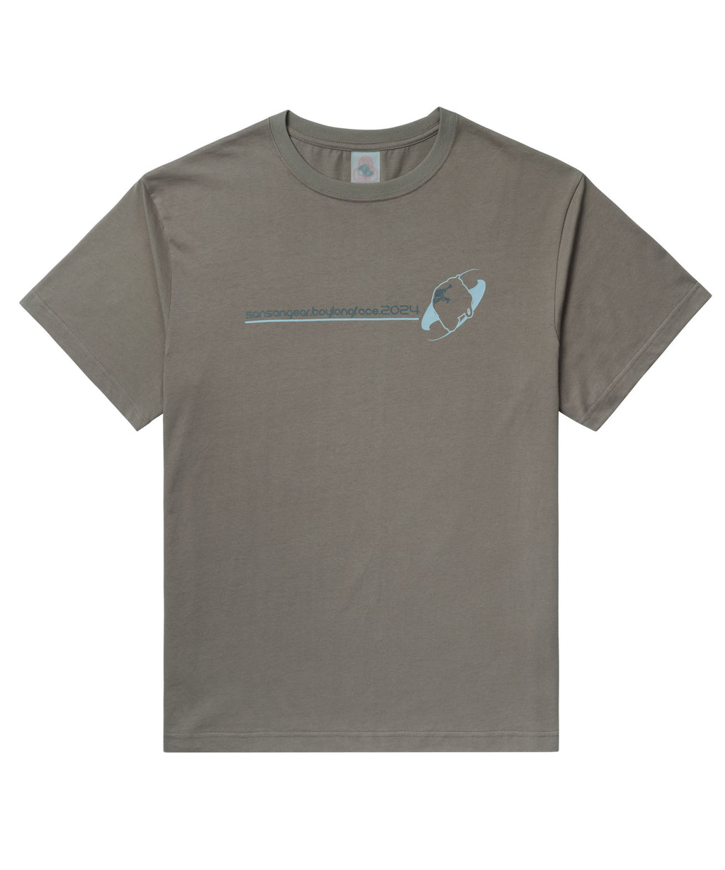 San San Gear - Sansan Blf Logo T-Shirt Brown product image 1 | TRAB K-Fashion Australia