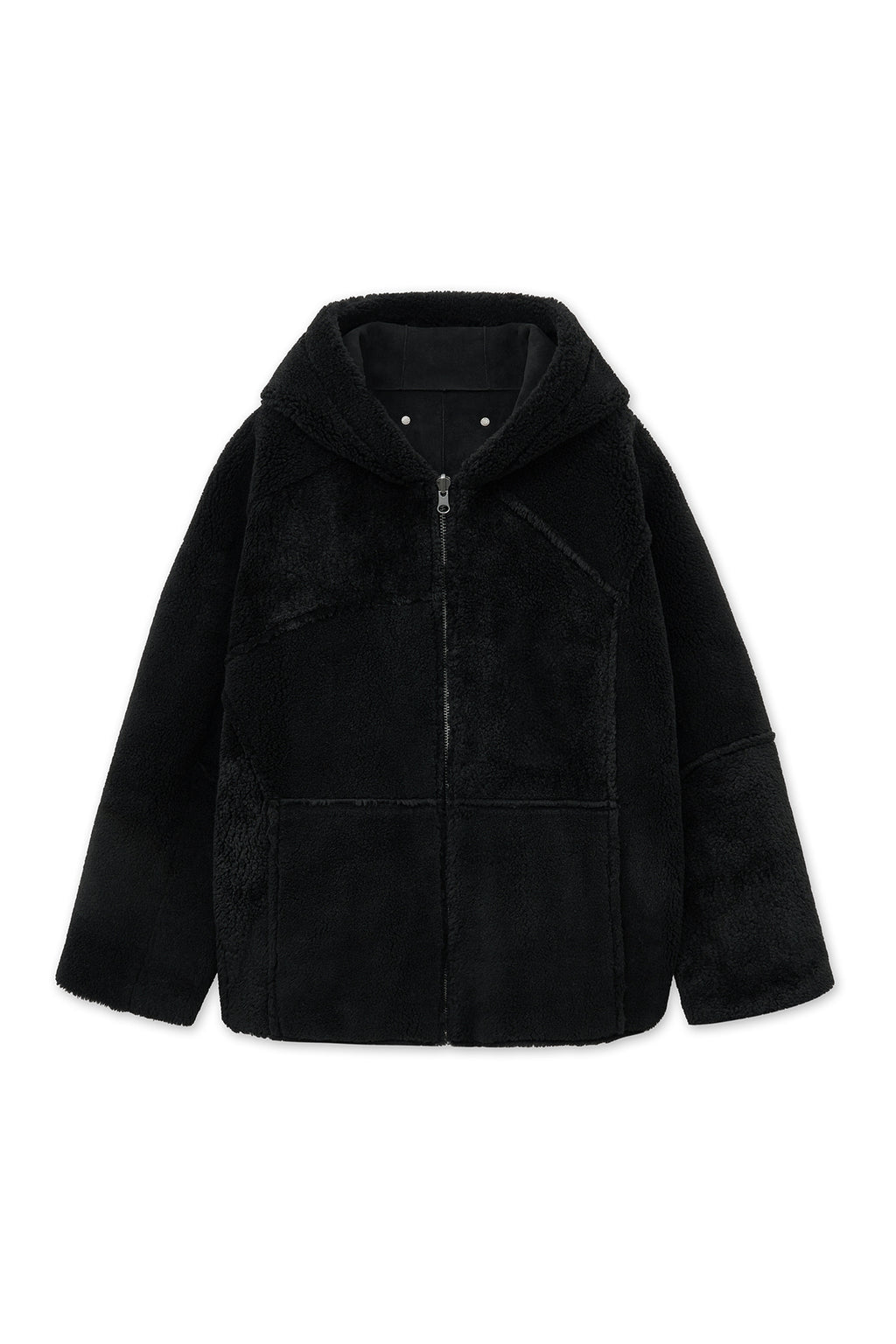 Matin Kim - Reversible Hoody Mustang (Black) product image 2 | TRAB K-Fashion Australia