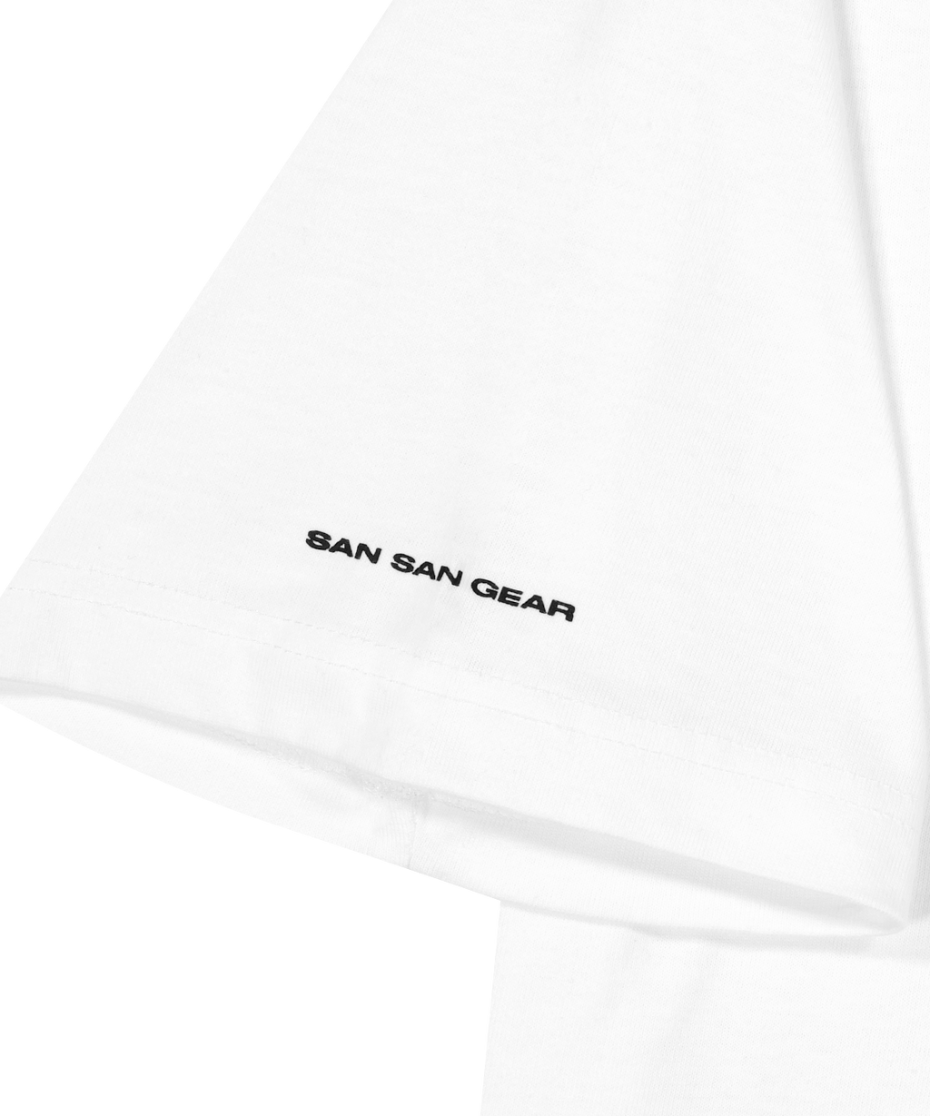 San San Gear - San San Oasis Logo T-Shirt (White) product image 6 | TRAB K-Fashion Australia