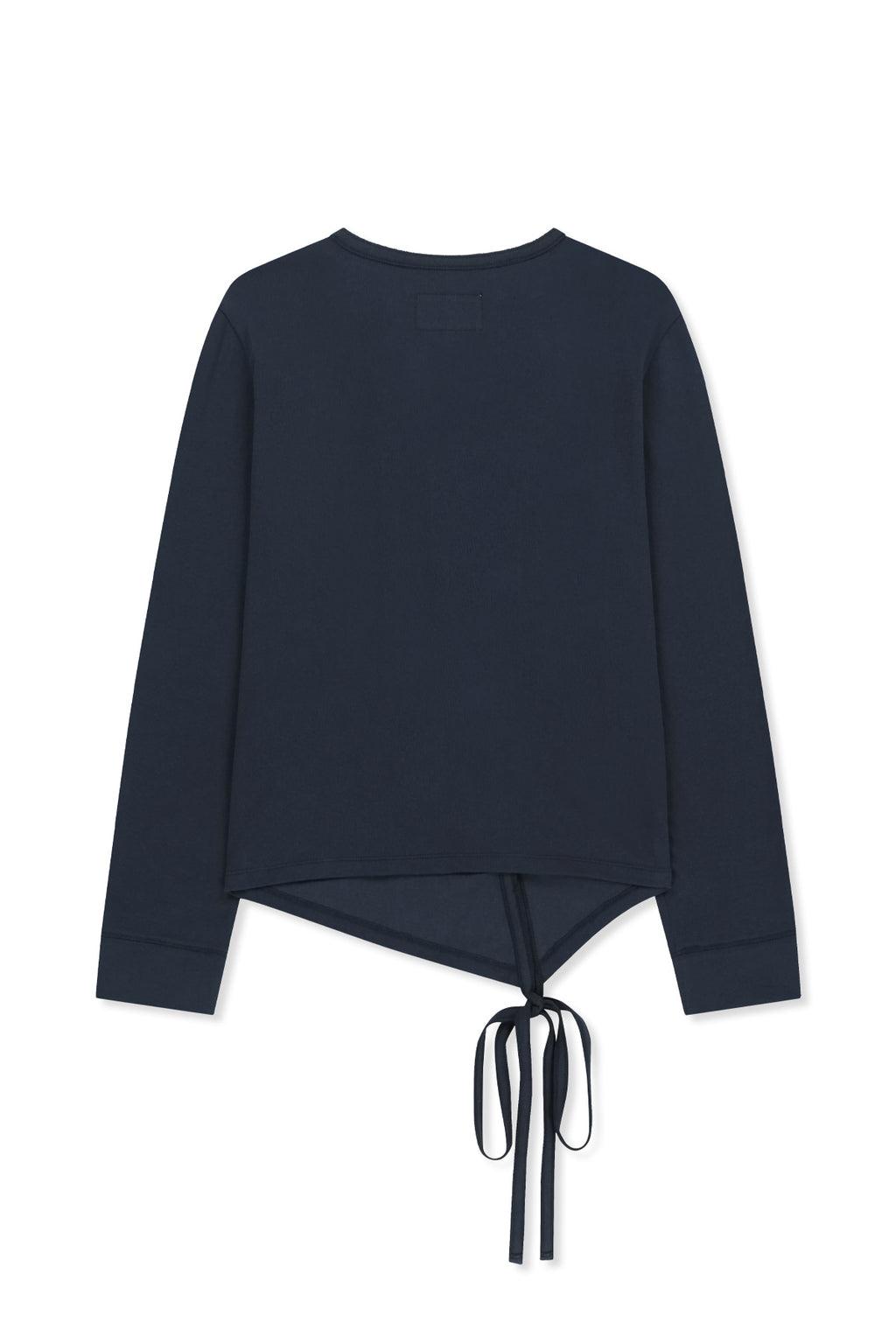 Matin Kim - Asymmetric Button Closure Top (Navy) product image 2 | TRAB K-Fashion Australia