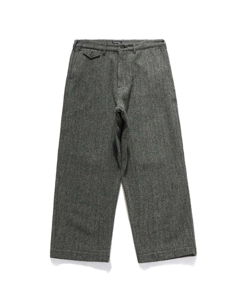 Eastlogue - Barrel Chino Pants (Black Wool Herringbone) product image 1 | TRAB K-Fashion Australia