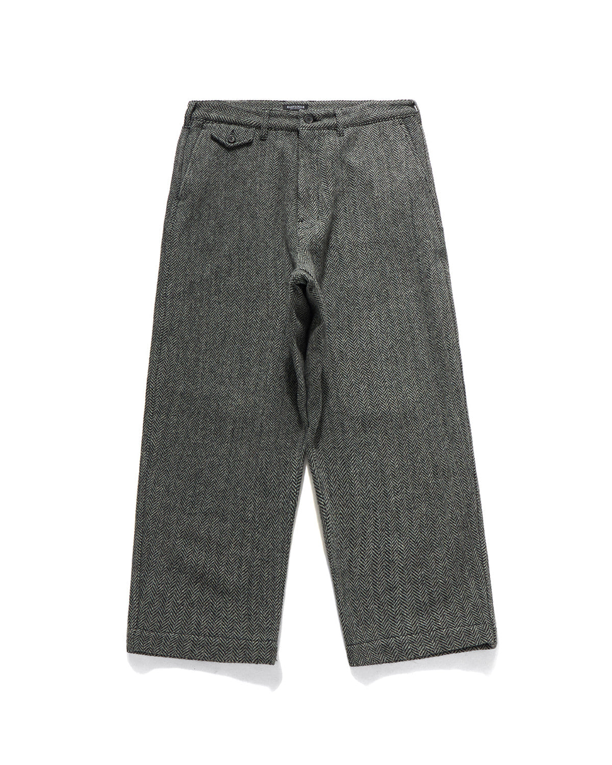 Eastlogue - Barrel Chino Pants (Black Wool Herringbone) product image 1 | TRAB K-Fashion Australia