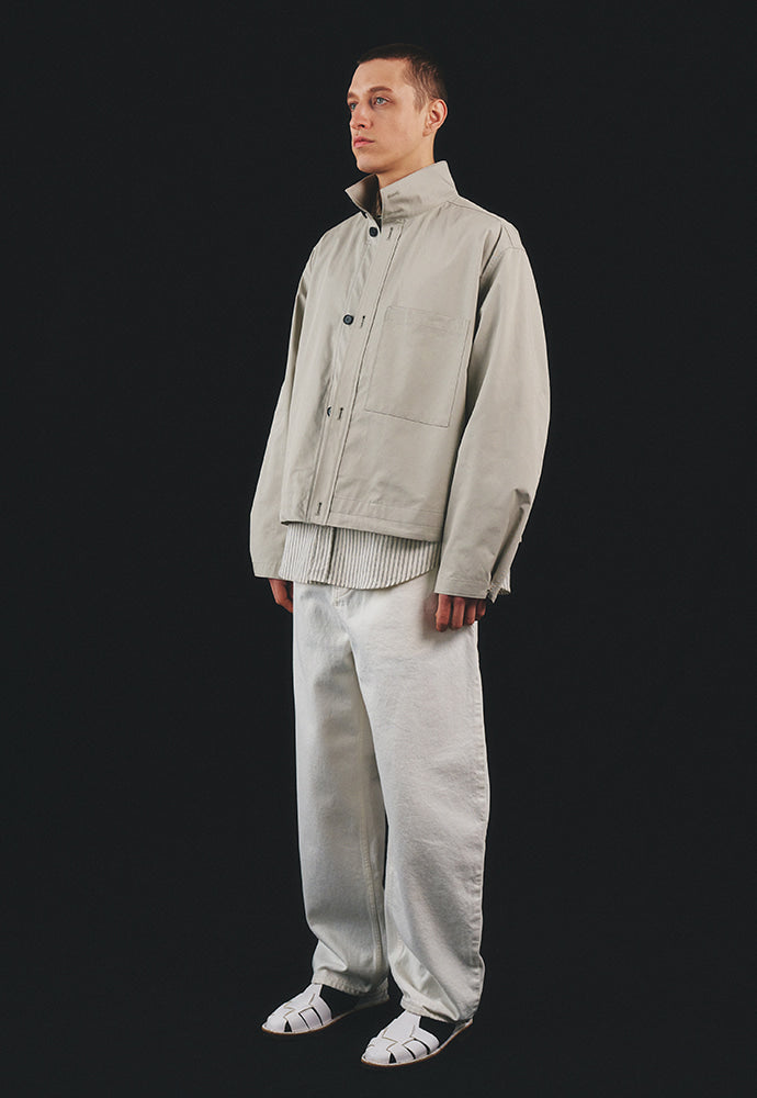 Art if acts - One Pocket Stand Collar Shirt (Grey) product image 4 | TRAB K-Fashion Australia