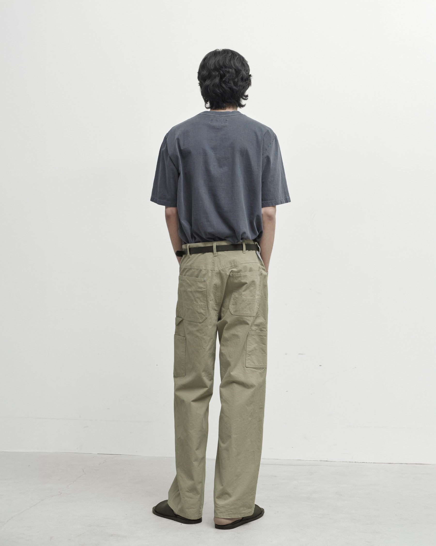 Brownyard - Double Knee Pants (Olive Grey) product image 4 | TRAB K-Fashion Australia