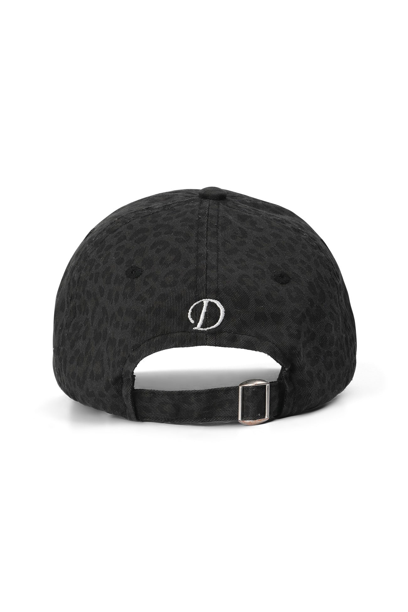 Deinet - Leopard Damaged Washing Ball Cap (Charcoal) product image 3 | TRAB K-Fashion Australia