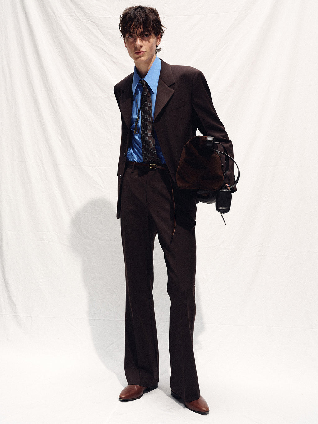 Tonywack - Wool Blend Tailored Blazer (Deep Brown) product image 7 | TRAB K-Fashion Australia