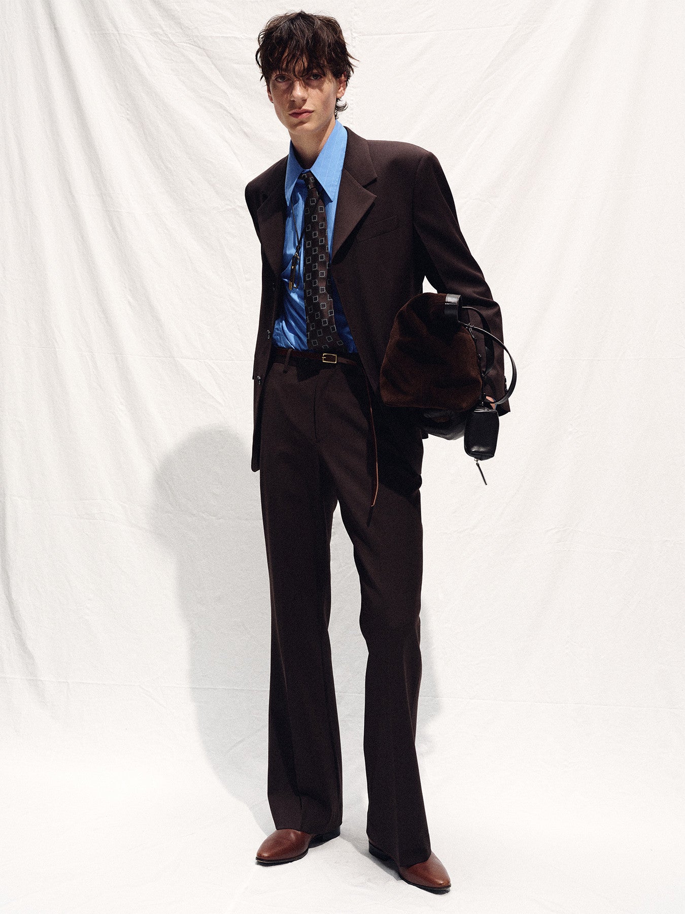 Tonywack - Wool Blend Tailored Blazer (Deep Brown) product image 7 | TRAB K-Fashion Australia
