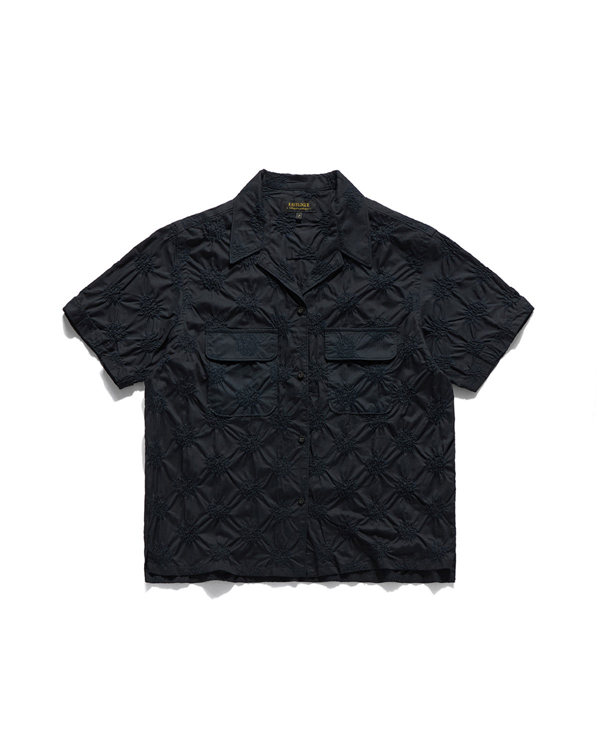 Eastlogue - Loiter Half Shirts (Navy Dot Embroidery) product image 3 | TRAB K-Fashion Australia