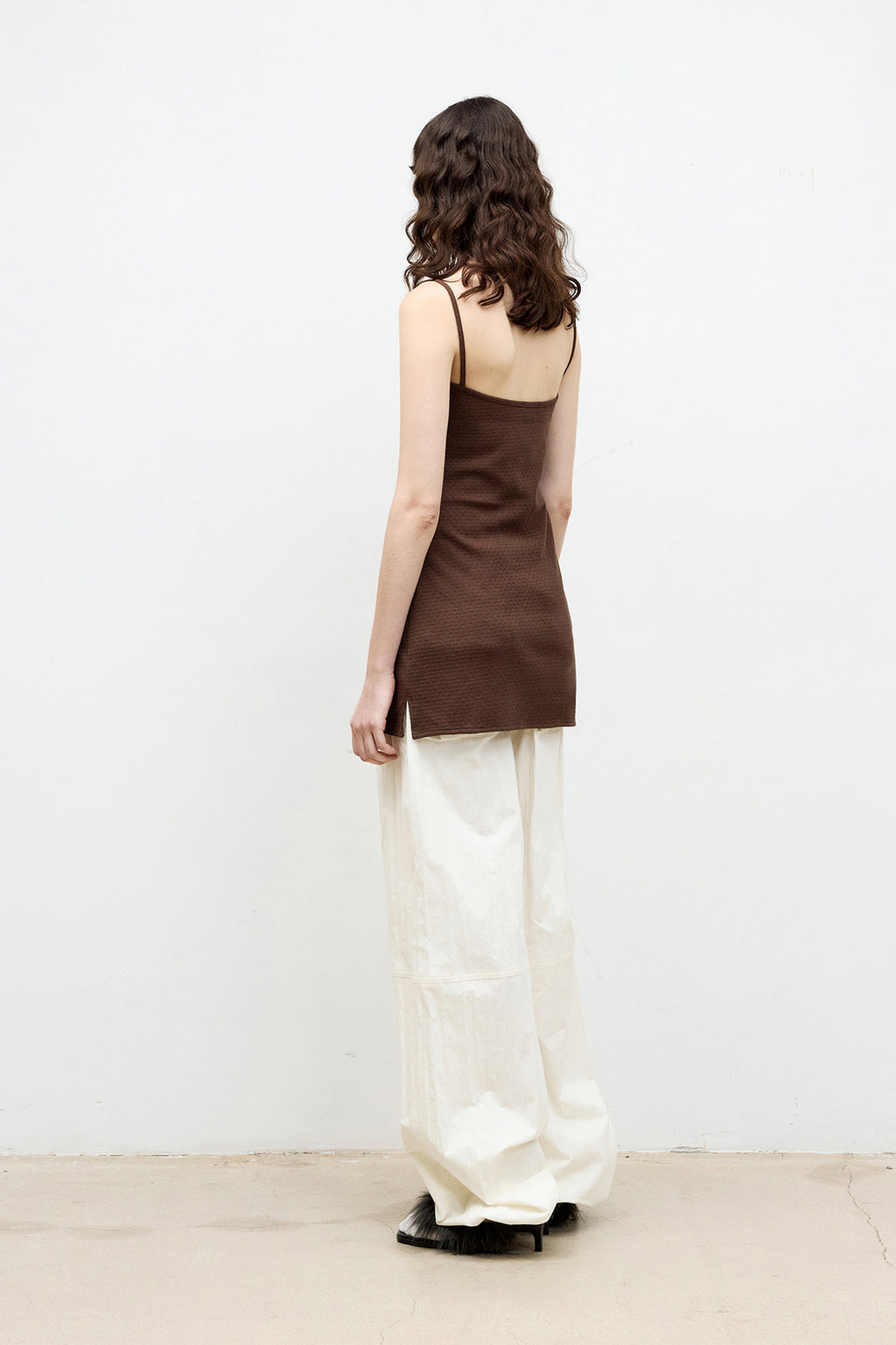 Coor - Textured Mini Dress (Brown) product image 4 | TRAB K-Fashion Australia