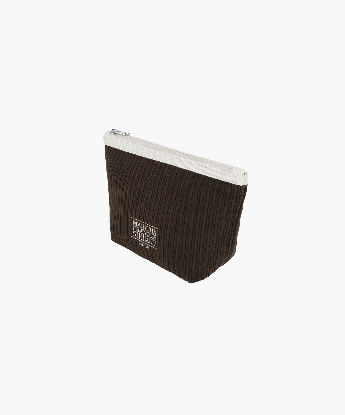 Marithe & Francois Girbaud - Classic Logo Corduroy Pouch (Brown) product image 2 | TRAB K-Fashion Australia