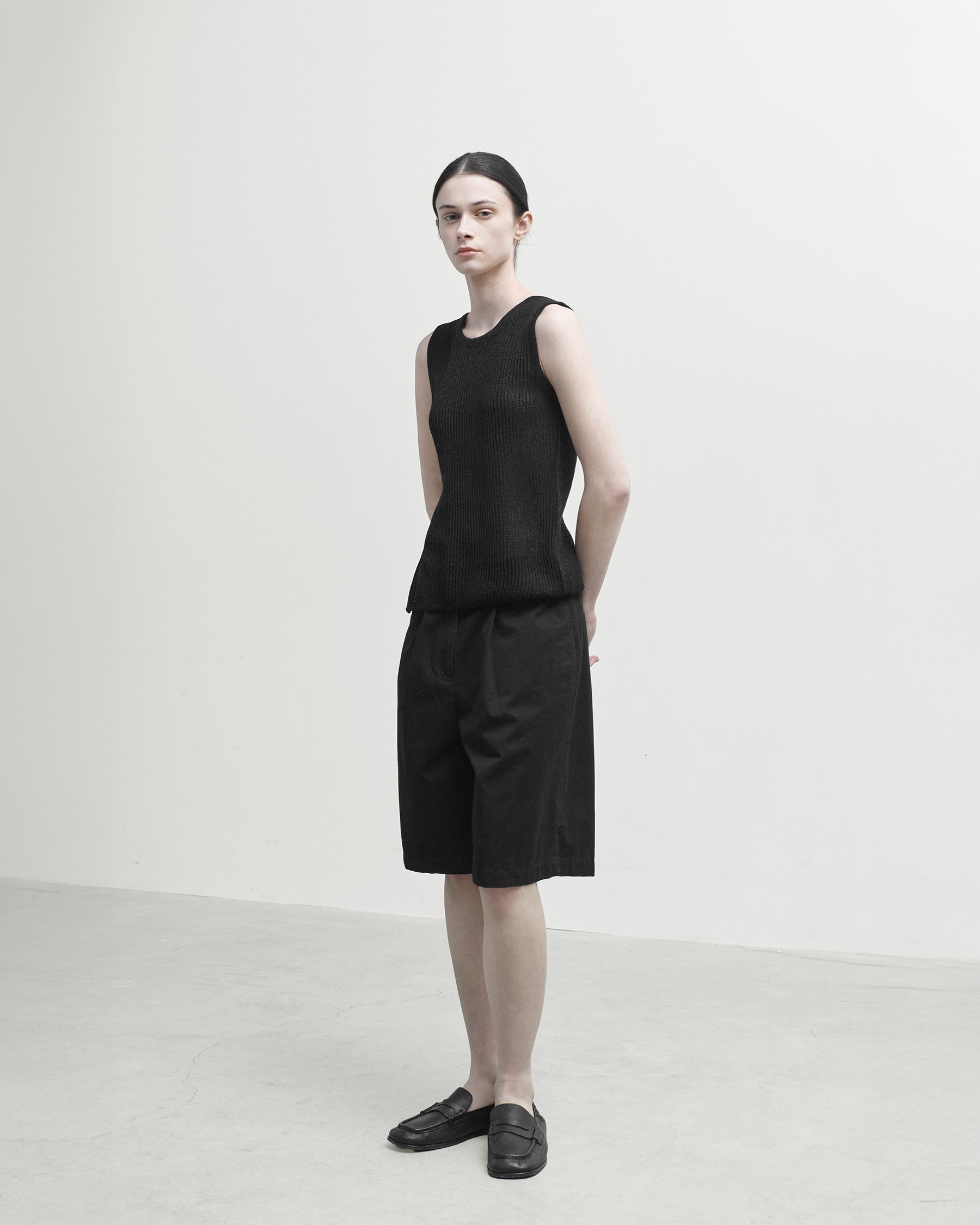 Brownyard - Washed Half Pants (Black) product image 1 | TRAB K-Fashion Australia