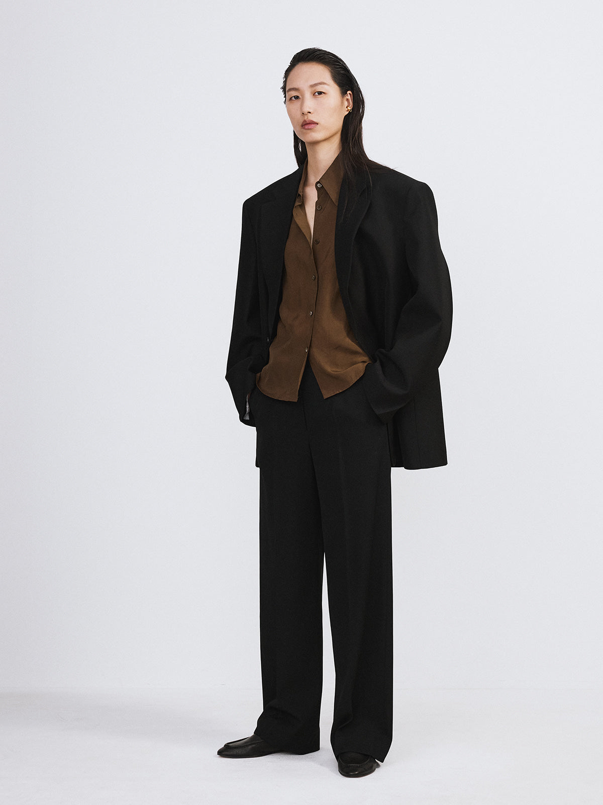 Recto - Classic Single Suit Jacket (Black) product image 3 | TRAB K-Fashion Australia