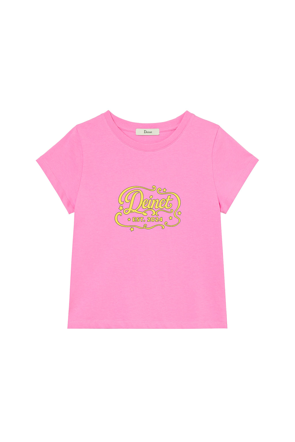 Deinet - Pop Color T-Shirt (Pink) product image 1 | TRAB K-Fashion Australia