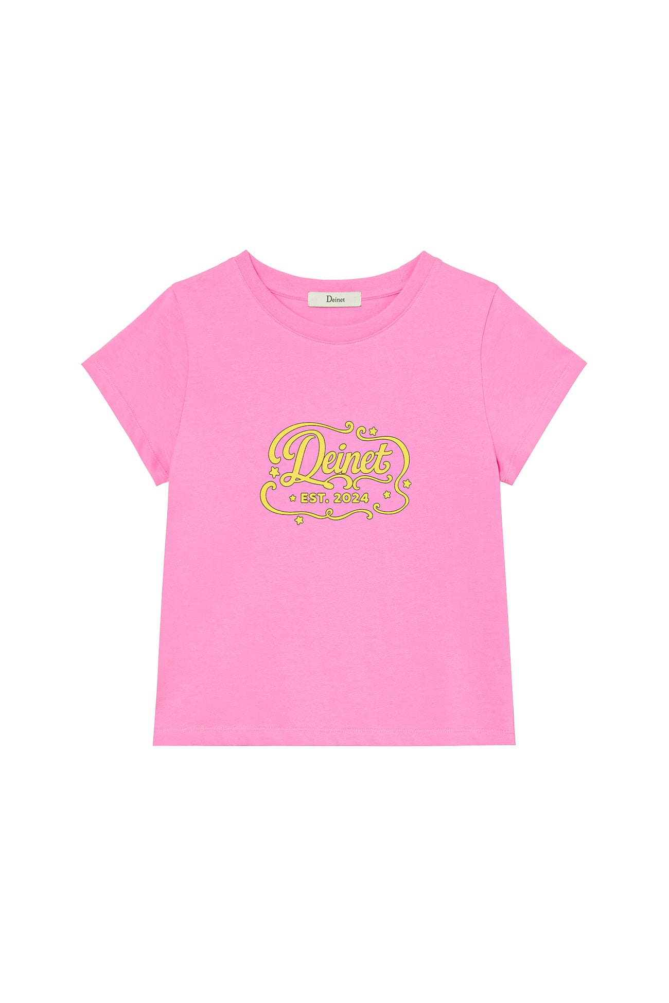Deinet - Pop Color T-Shirt (Pink) product image 1 | TRAB K-Fashion Australia