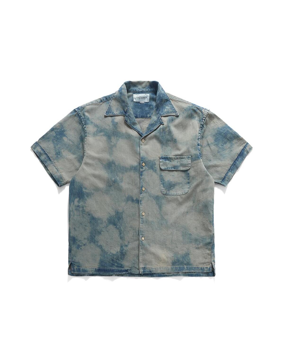 Eastlogue - Holiday Half Shirts (Tie Dye Denim) product image 1 | TRAB K-Fashion Australia