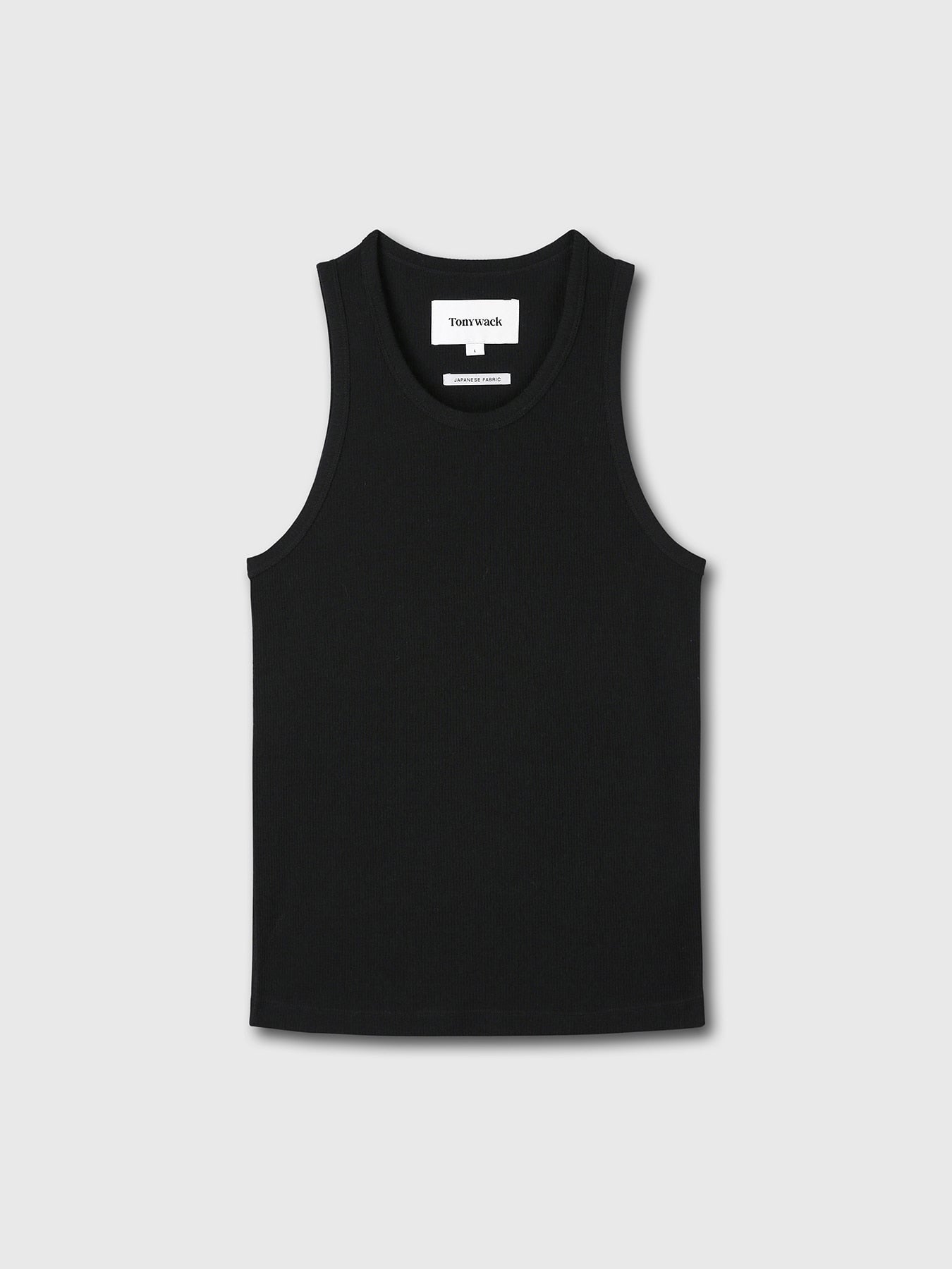 Tonywack - Super Fine Wool Ribbed Sleeveless (Japanese Fabric) (Black) product image 7 | TRAB K-Fashion Australia