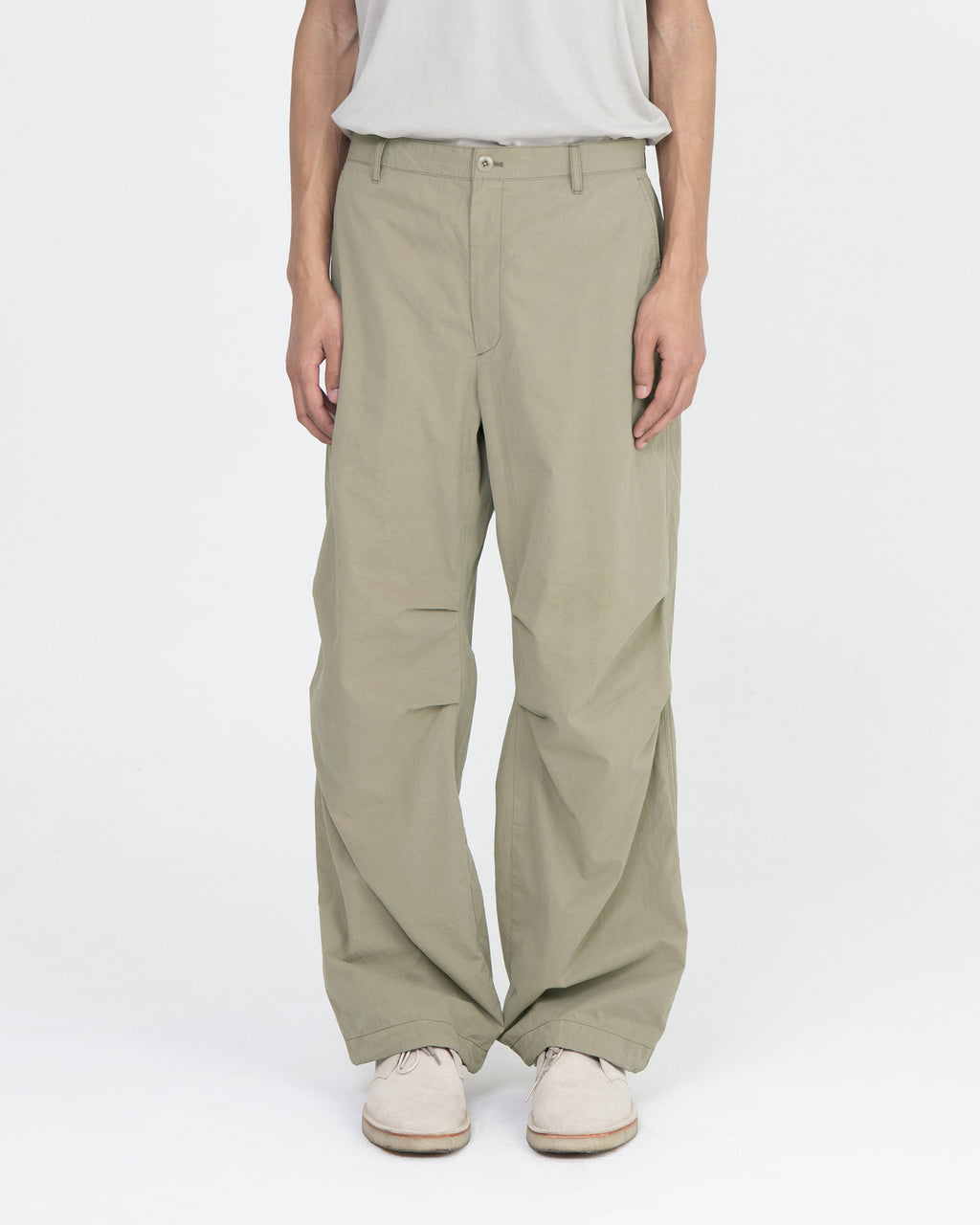Brownyard - Washed Parachute Pants (Dark Beige) product image 1 | TRAB K-Fashion Australia