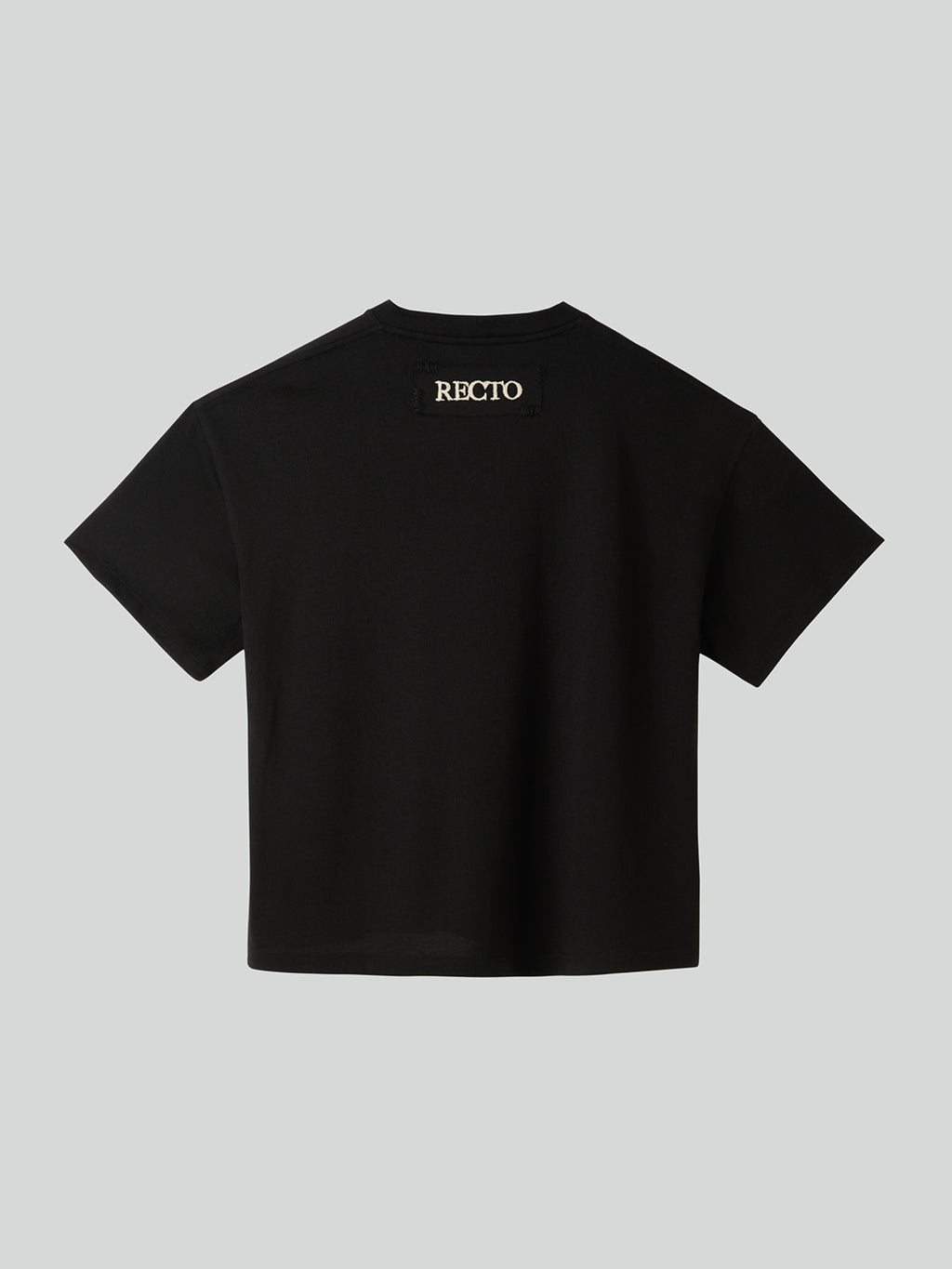Recto - Back Logo Wool T-Shirt (Black) product image 5 | TRAB K-Fashion Australia